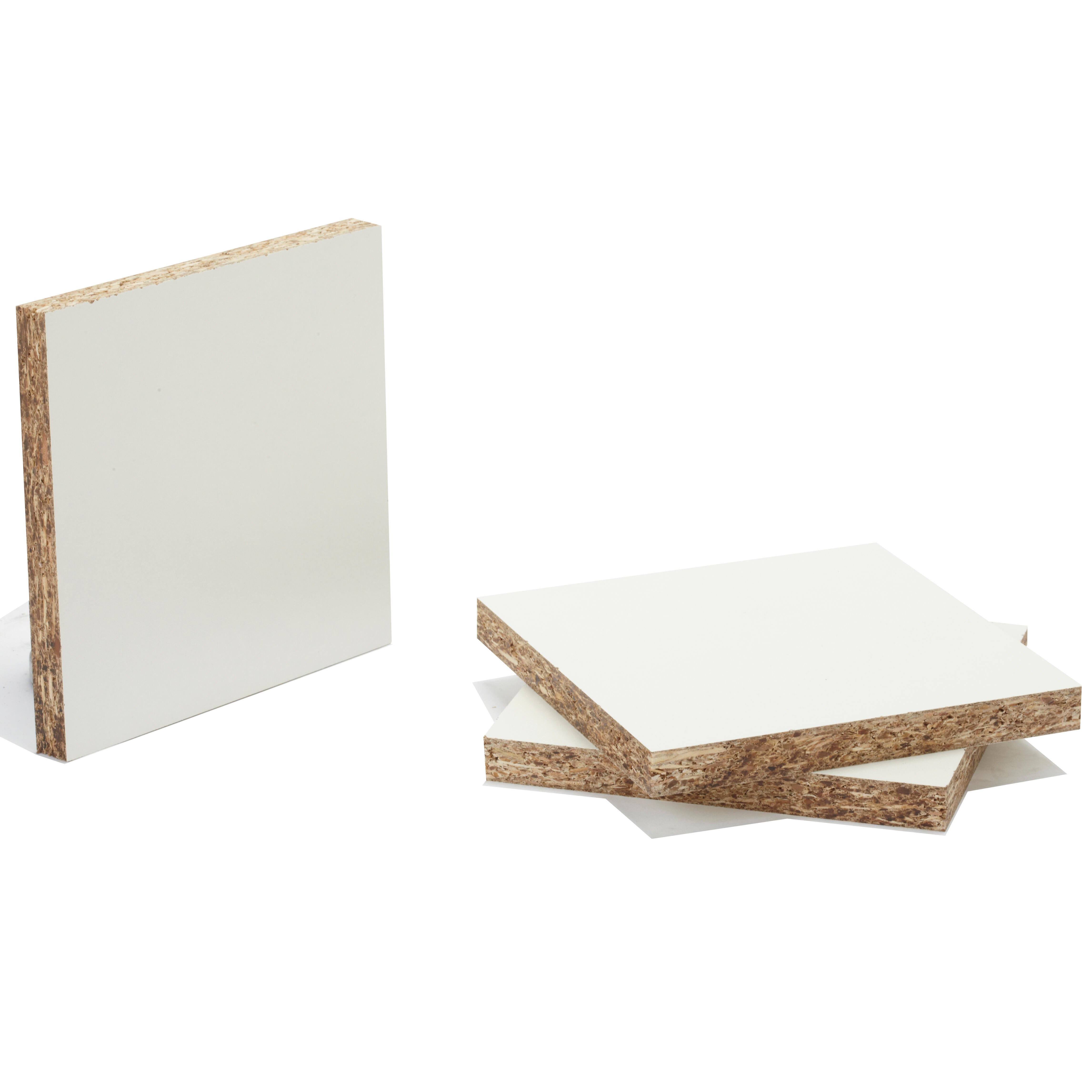 Panneau aggloméré blanc, Ep.15 mm x L.250 x l.125 cm - 3