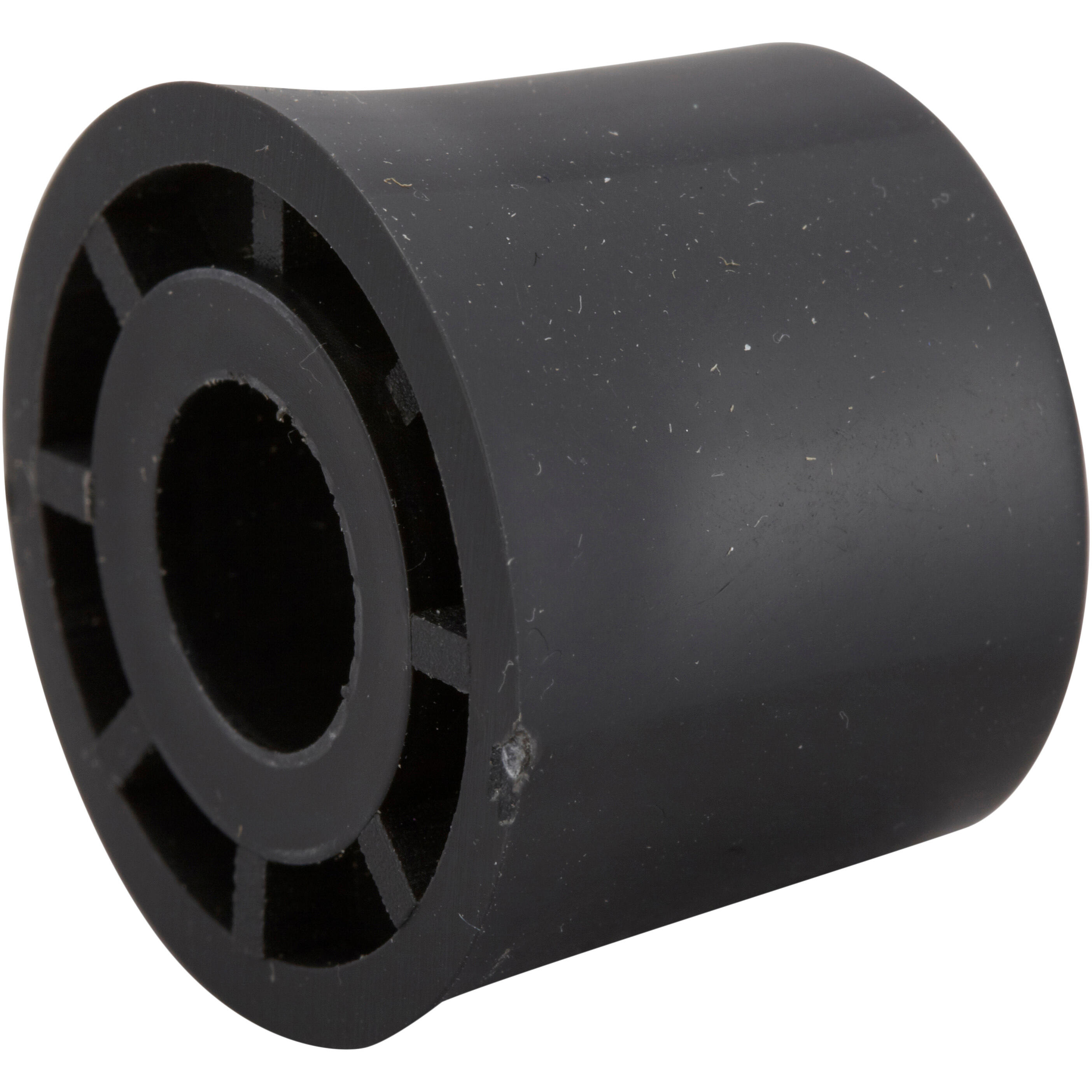 4 adaptateurs pour pied de lit, Axe lisse 10mm Dia ext 25mm Ht.20mm noir - 2