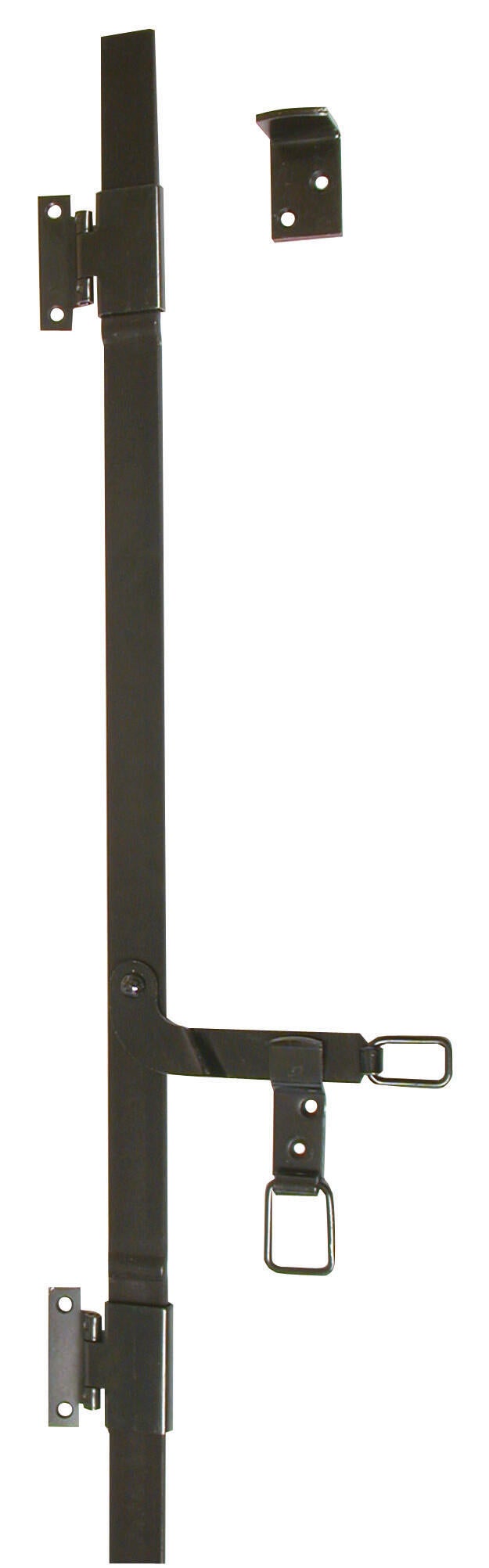 Espagnolette pour volet battant bois en acier noir, H.1500 x P.500 mm AFBAT