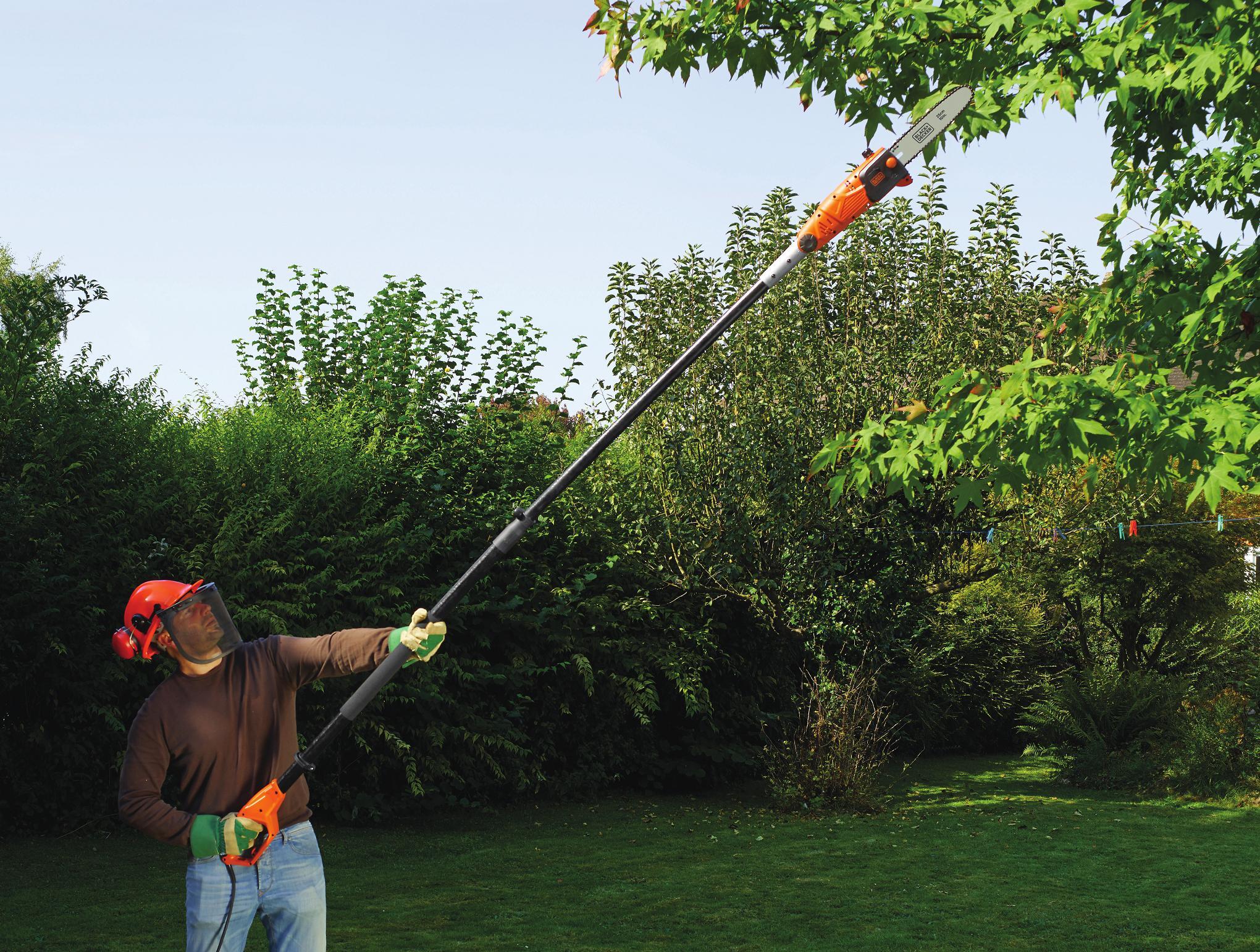 Elagueuse sur perche électrique BLACK + DECKER Ps7525, 800.0 W, guide de 25 cm - 4