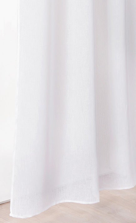 Voilage tamisant, Lium blanc l.140 x H.240 cm - 3