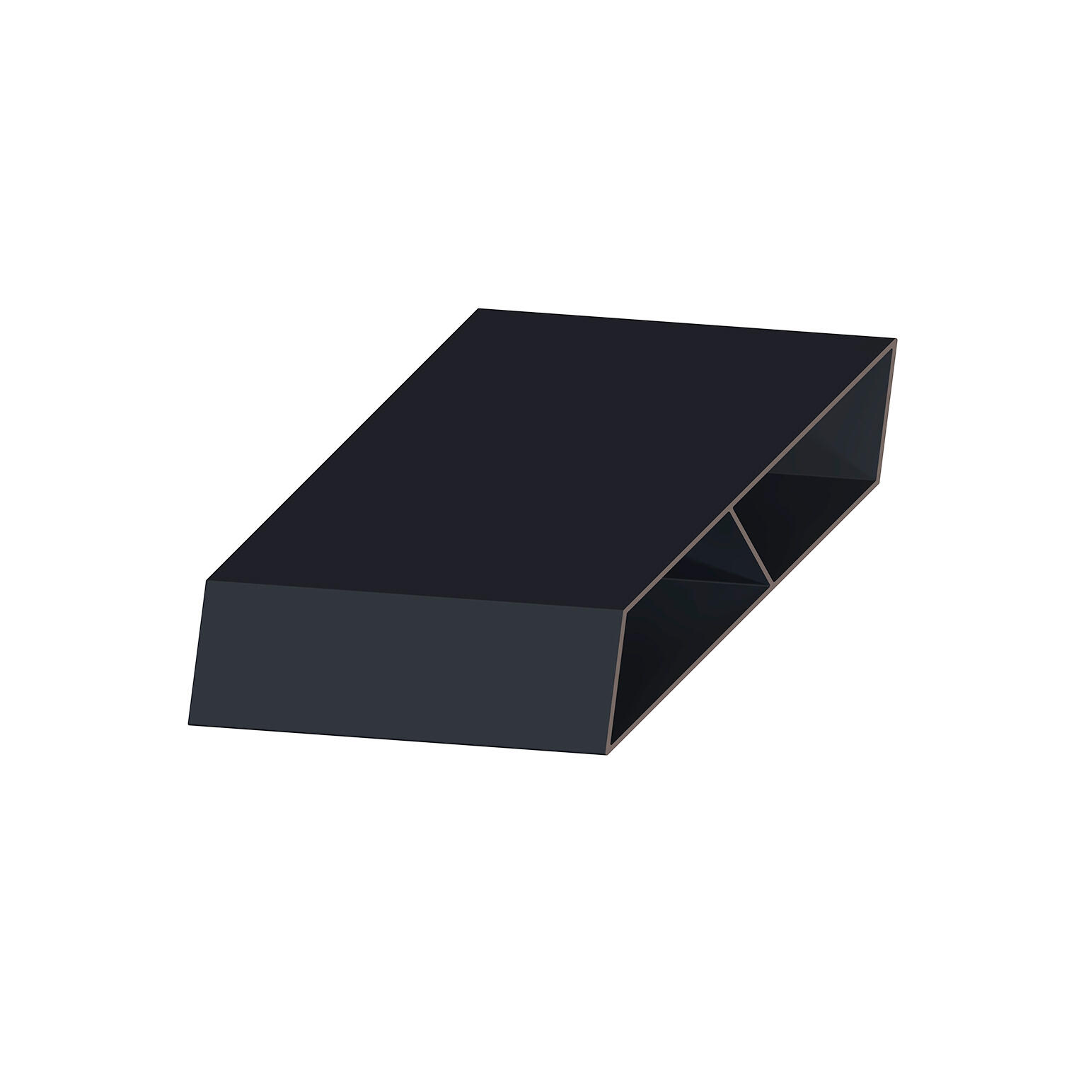 Lame de clôture alu anthracite RAL-7016 Zef, KLOS UP, L.176 x Ht.13 cm x Ep.25mm - 3