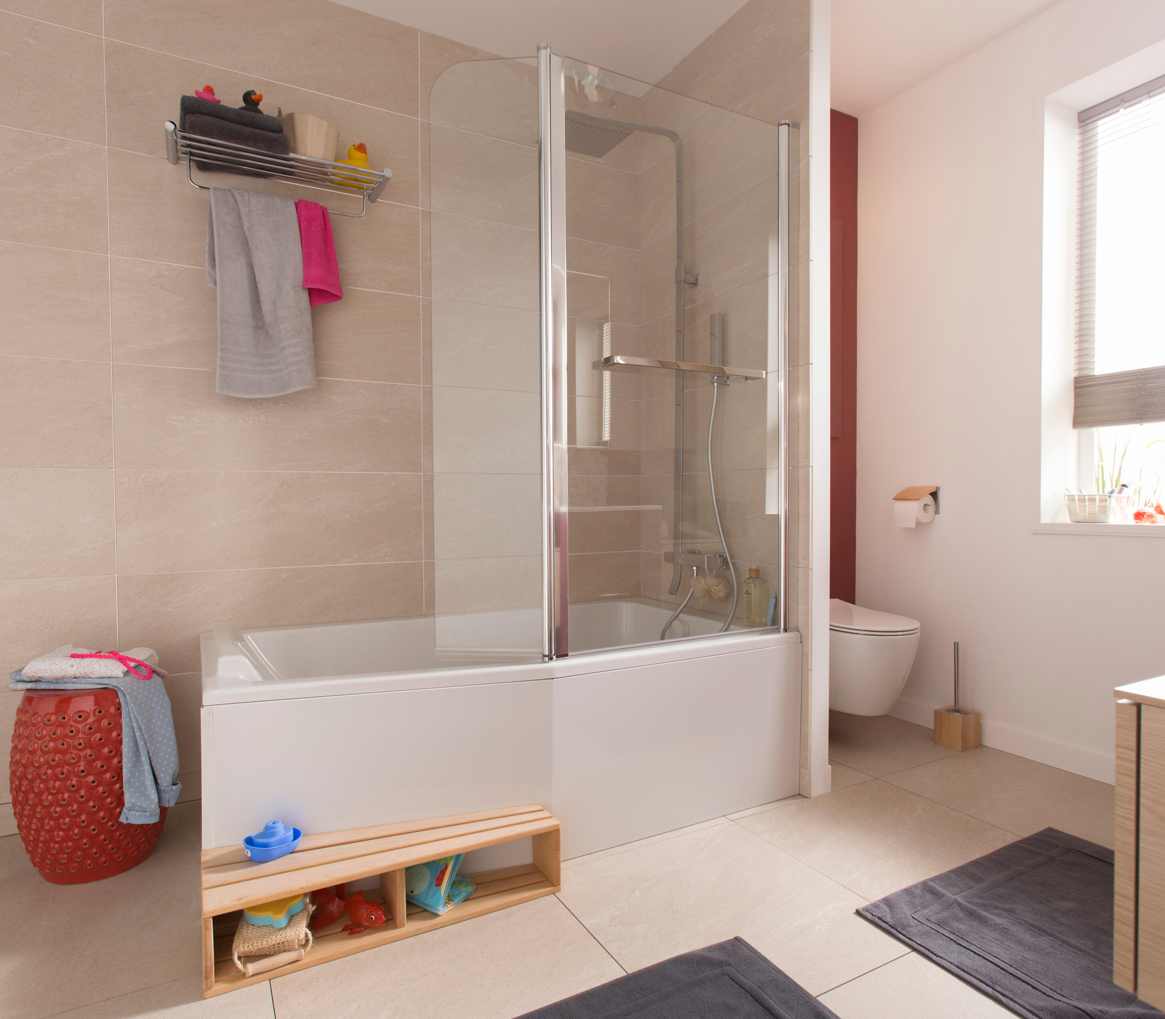 Baignoire 160x85cm blanc brillant,vidage à droite,JACOB DELAFON Sofa bain-douche - 4