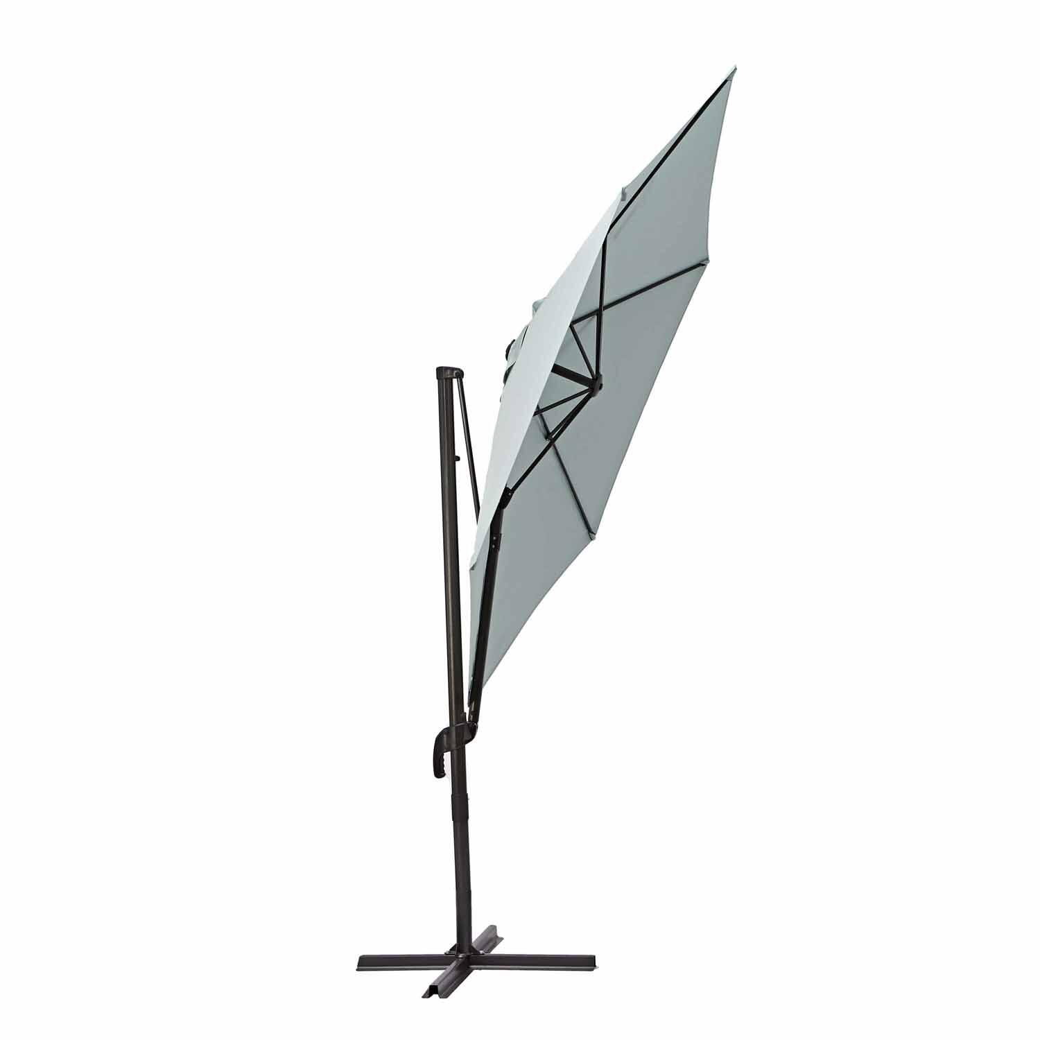 Parasol NATERIAL Avea bleu hexagonal - 4