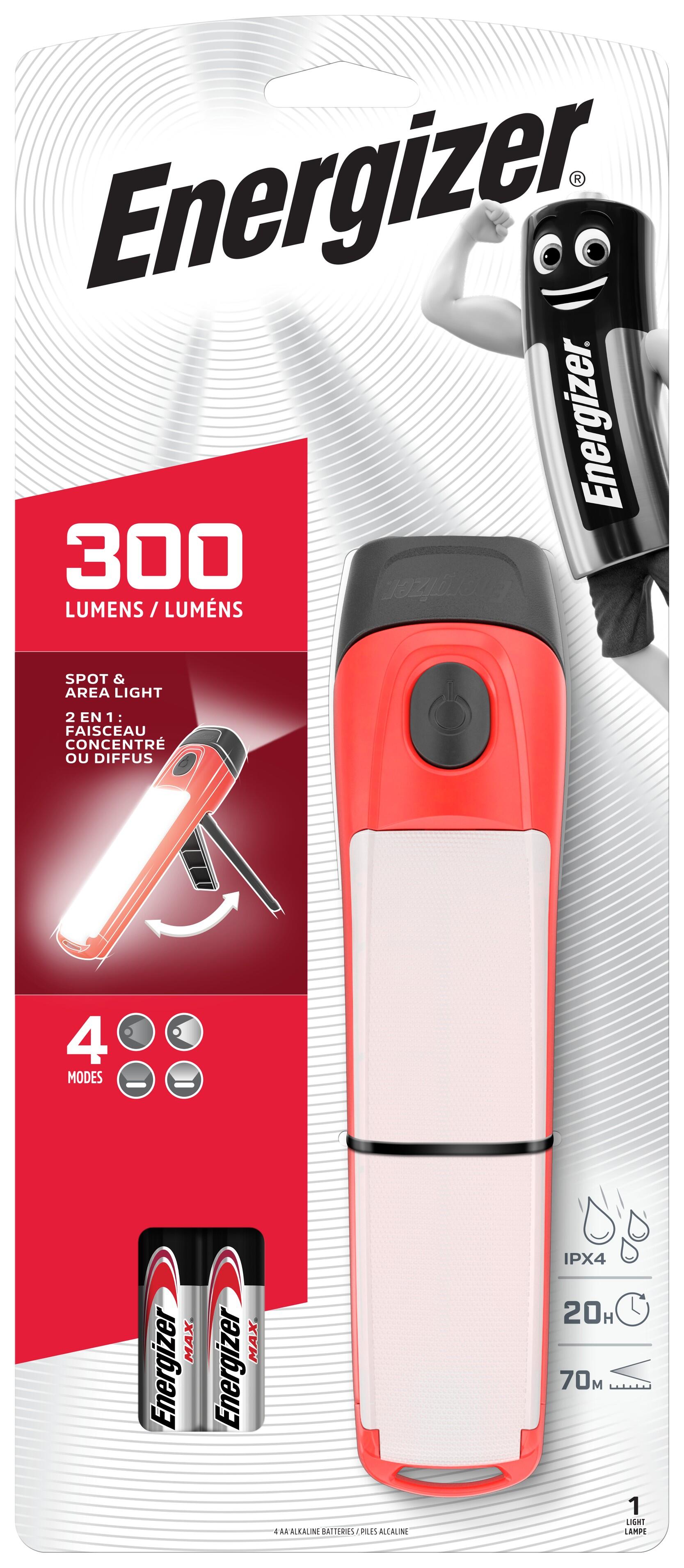 Lampe torche bricolage 3en1 avec technologie fusion Energizer 2AA - 2