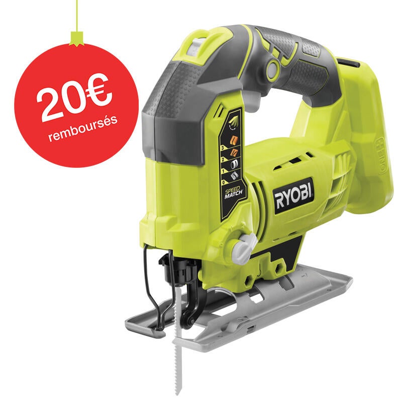 Scie sauteuse sans fil RYOBI ONE+ R18JS-0 18V, sans batterie - 8