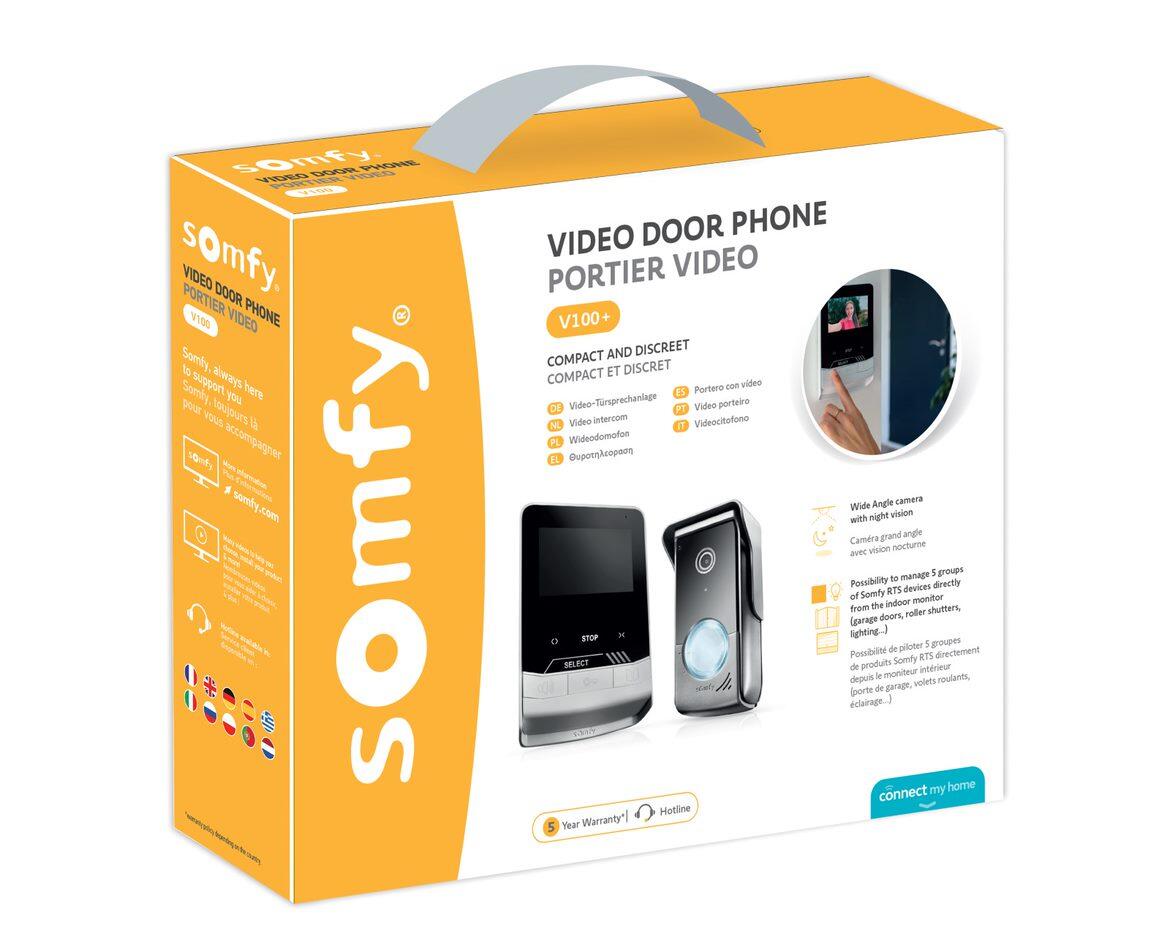 Visiophone filaire SOMFY 2 fils V100+ 1870535 - 6