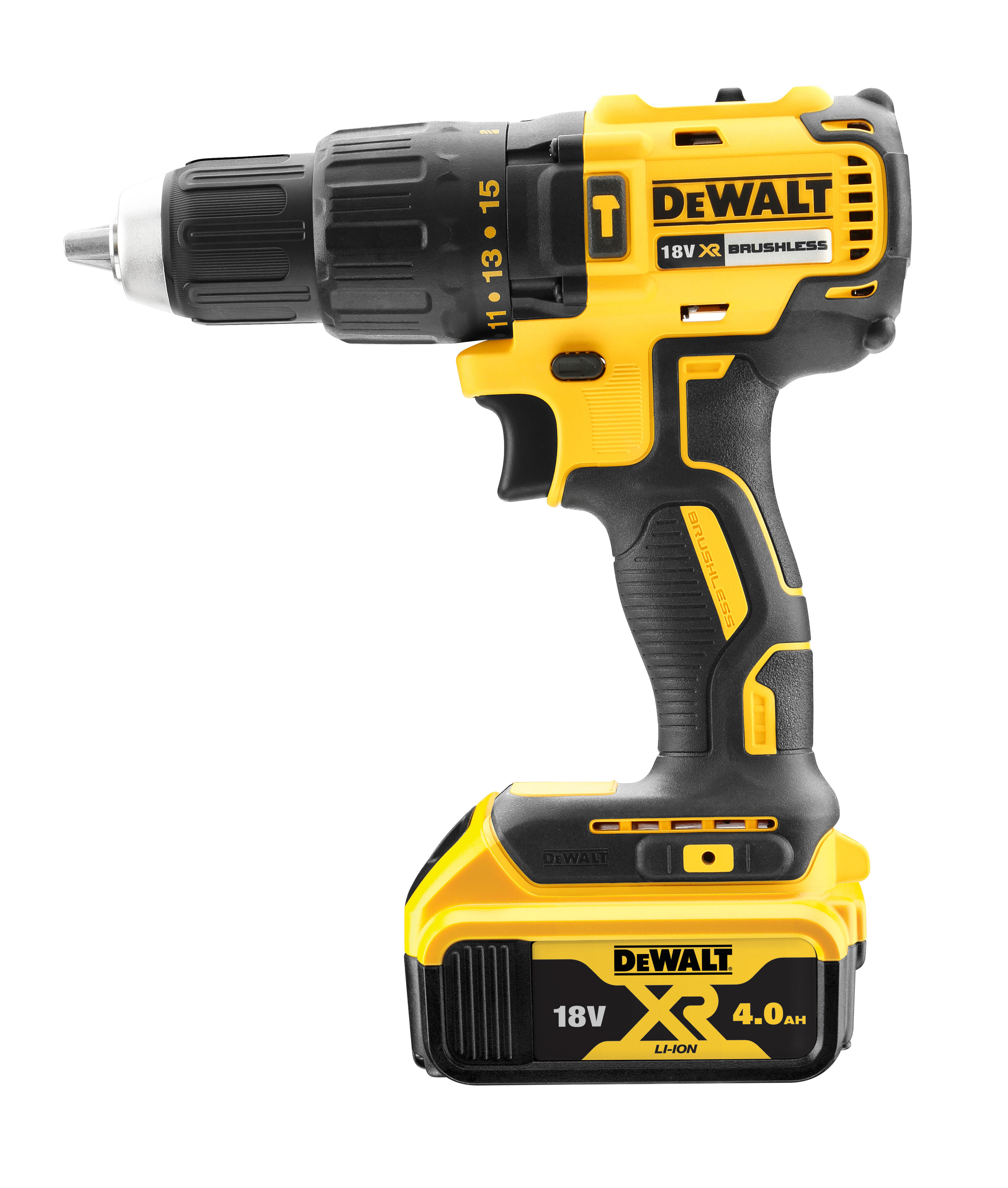 Perceuse visseuse à percussion Brushless DEWALT 18V, 2 batteries 4 Ah, DCD778M2T - 2