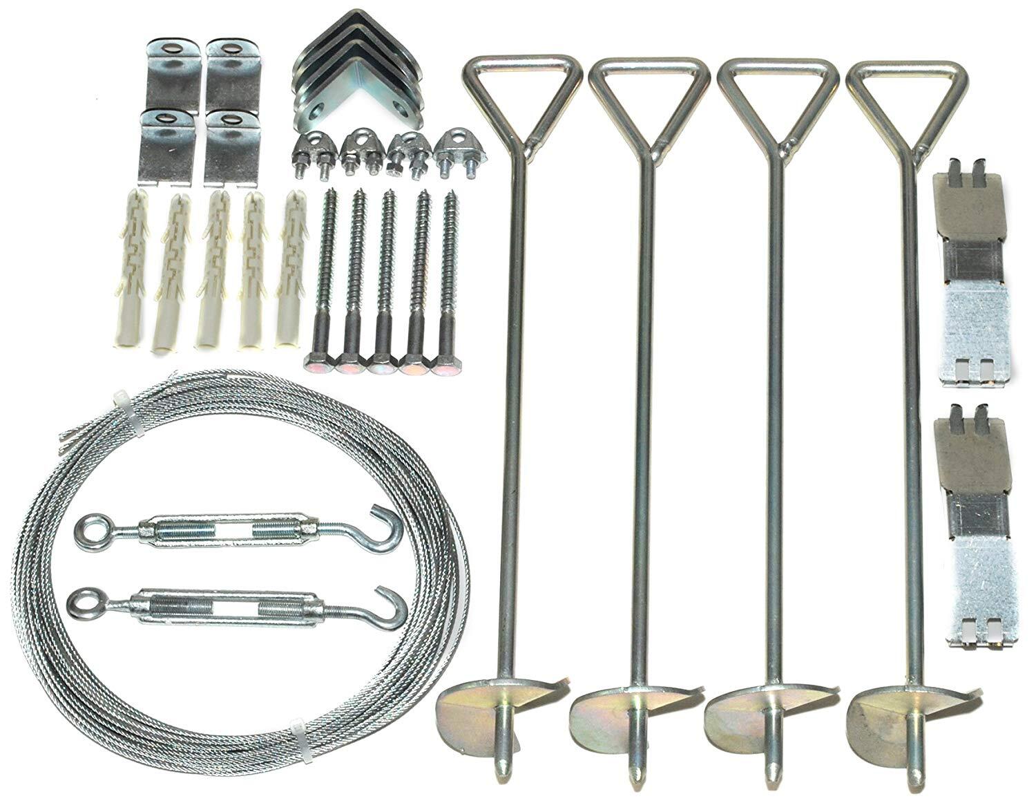Kit d'ancrage pour serre et abri de jardin Palram Canopia Leroy Merlin — free download