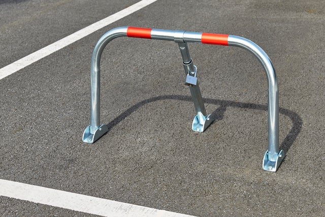 Barrière de parking MOTTEZ, gris H. 40 cm x larg. 75,5 cm x Prof. 36 cm