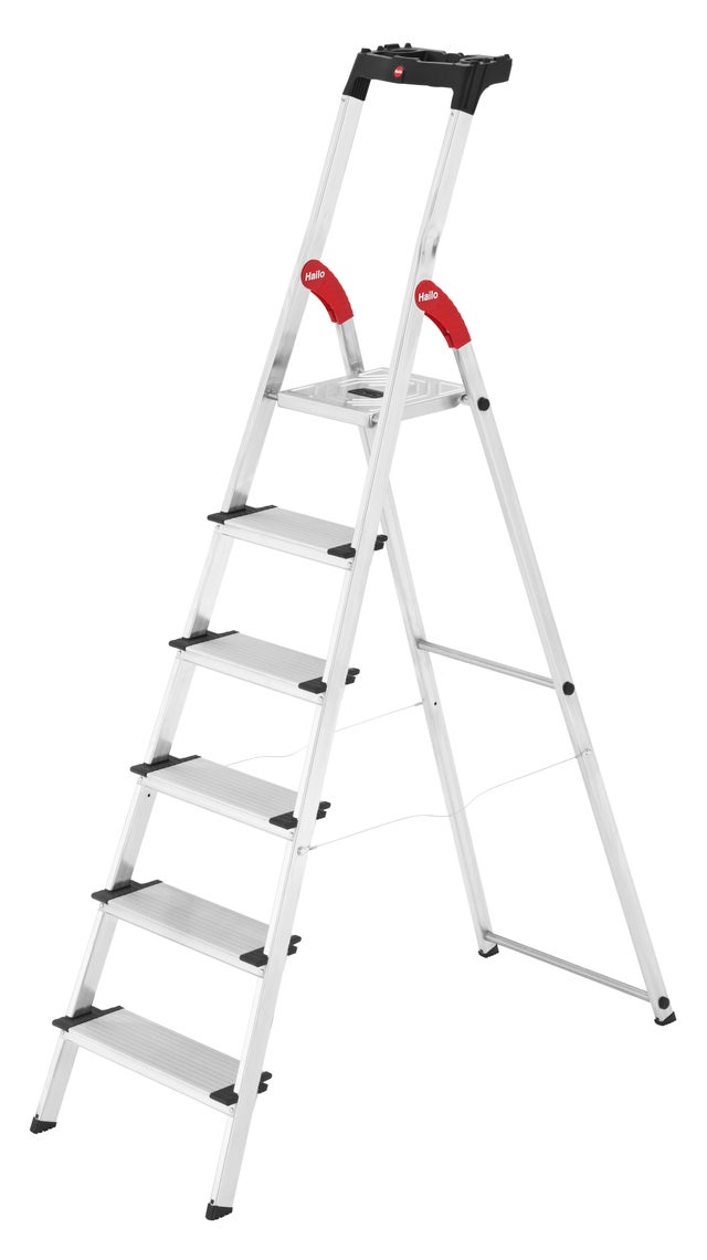 Escabeau aluminium HAILO 6 marches