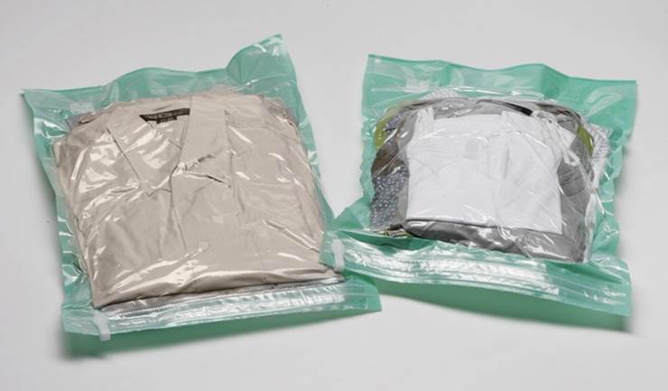 Pack De 2 Sacs De Rangement Sous Vide Compactor - Taille M (90x55 Cm) - Gain De Place Idéal Pour Dressing Et Placards