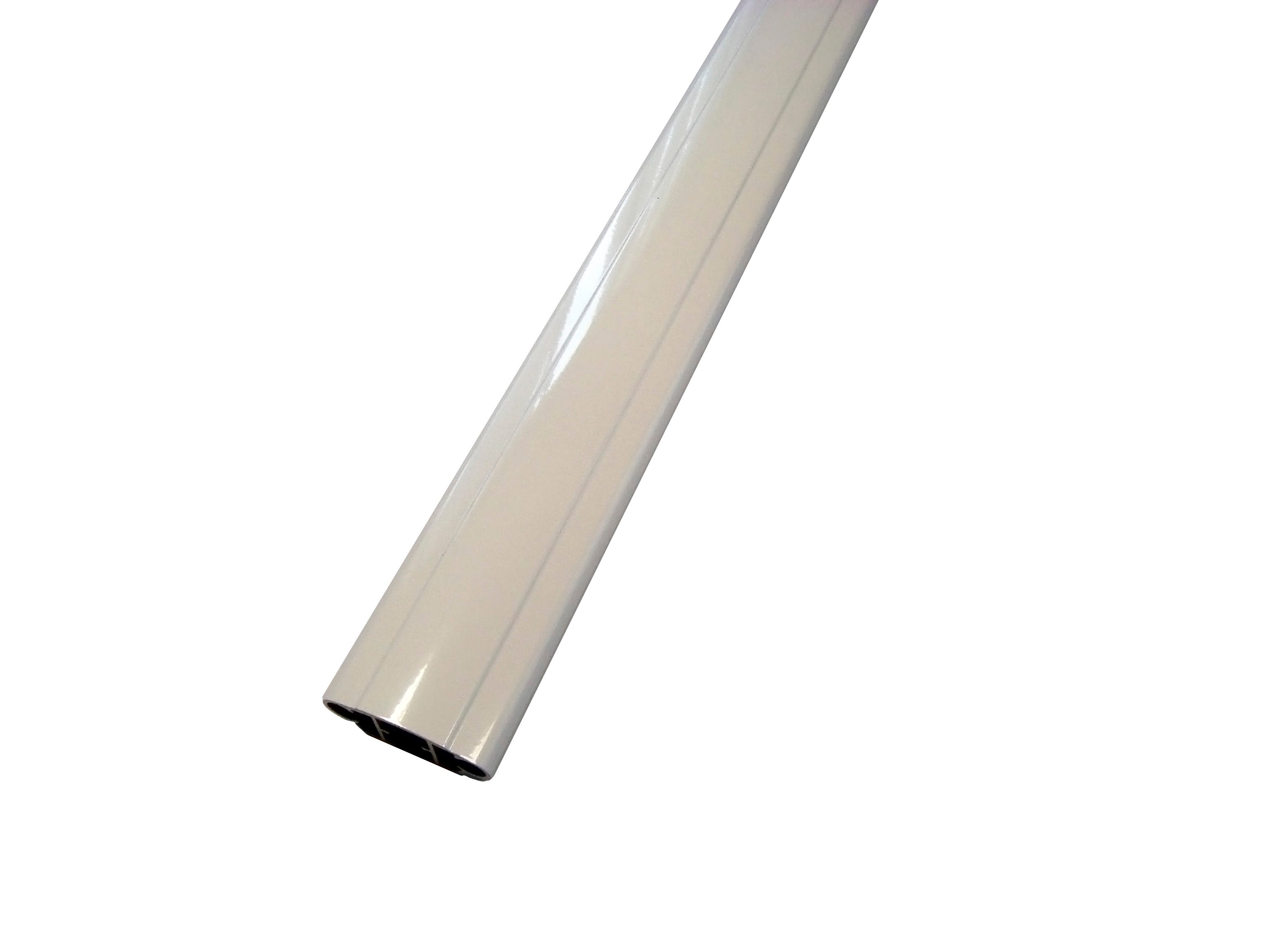 Profil Tubulaire Rectangulaire Aluminium 45 X 20 X 1,2 Mm Laqué Blanc Pur Mat RAL 9010 – Longueur 2500 Mm – Fabriqué En Italie