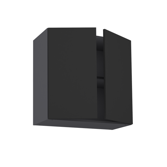 Meuble haut de cuisine Sofia gris 2 portes H77 x l80