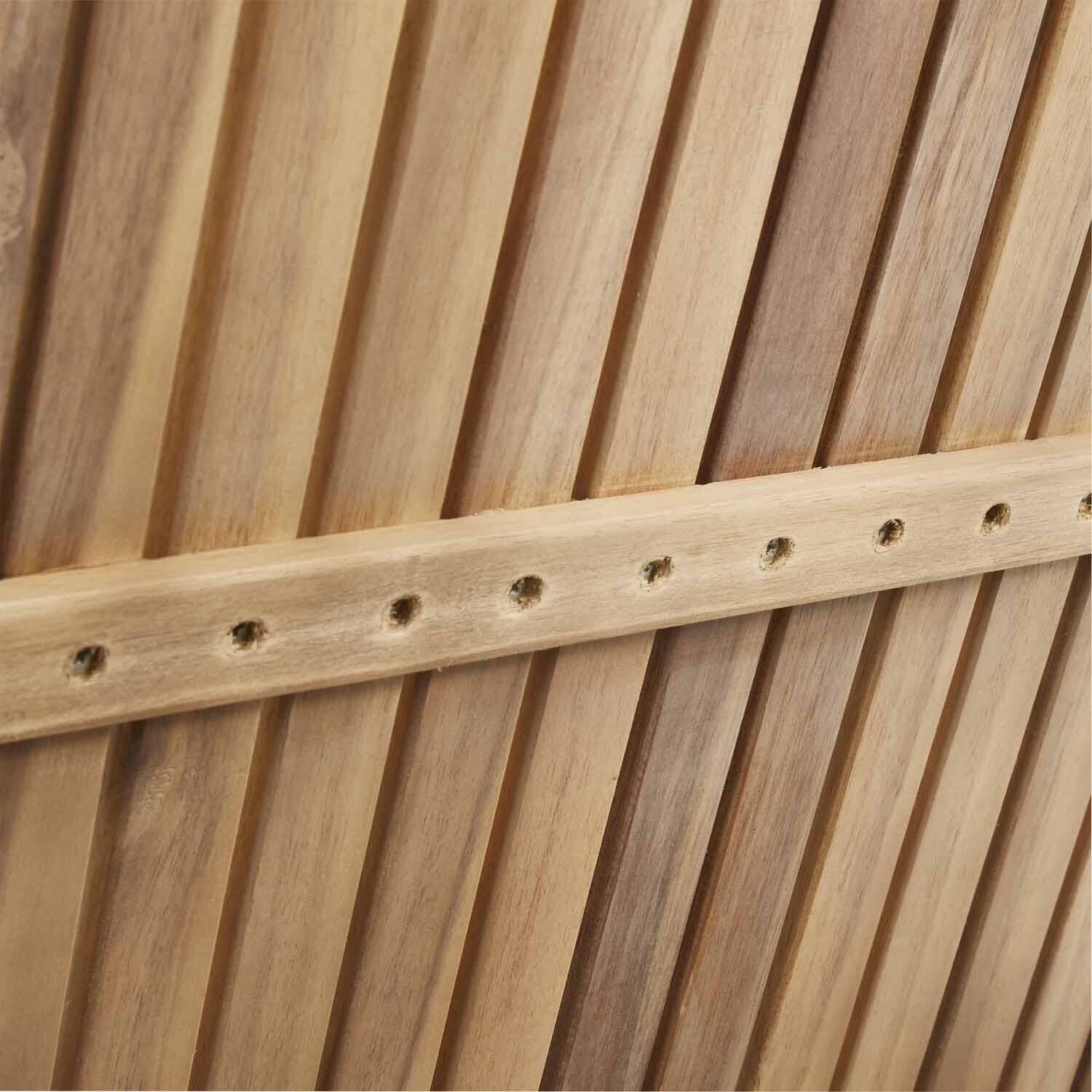 Coffre de jardin en bois NATERIAL Solis, marron, 118 litres - 7