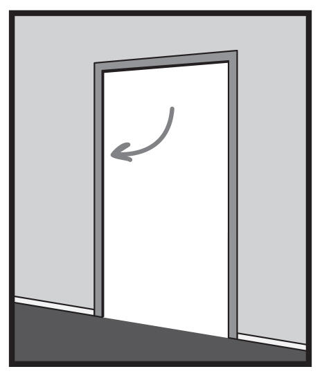 Nez de cloison aluminium blanc 74 x 10 mm, 2m60 - 2