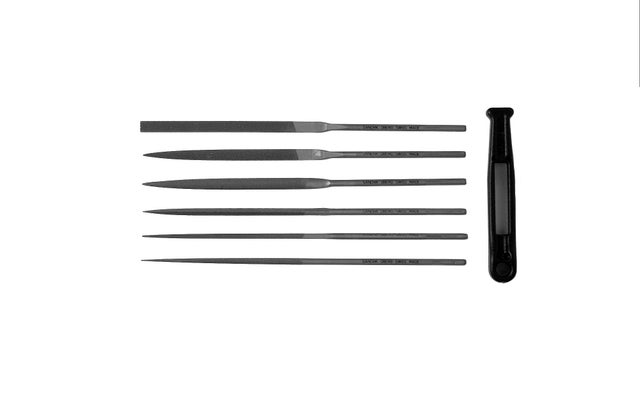 Lot de 6 limes aiguilles bâtarde BAHCO, L. 140 mm