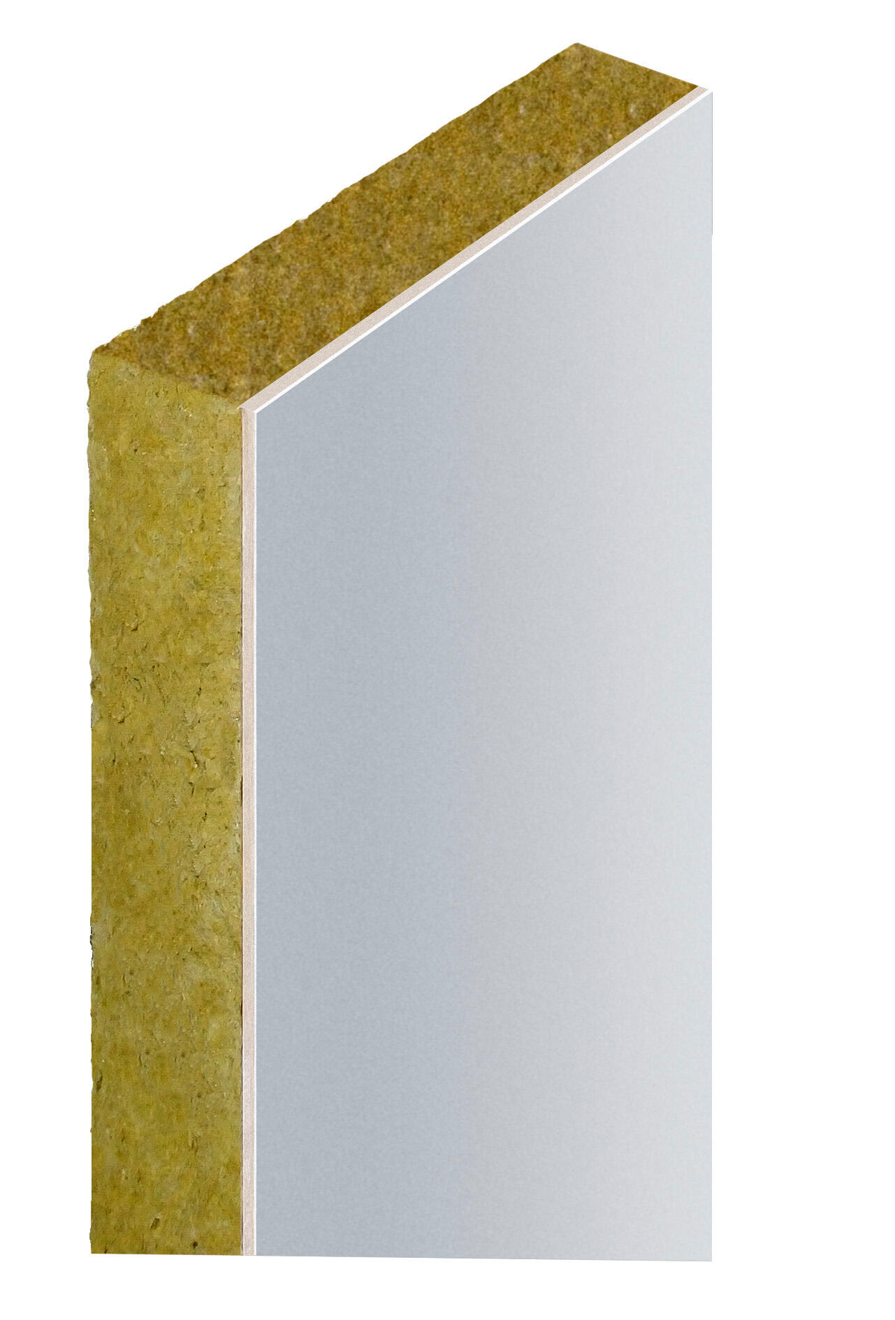 Doublage en laine de roche Labelrock ROCKWOOL 2.5x1.2m, Ep.10+80mm, r=2.4 - 5