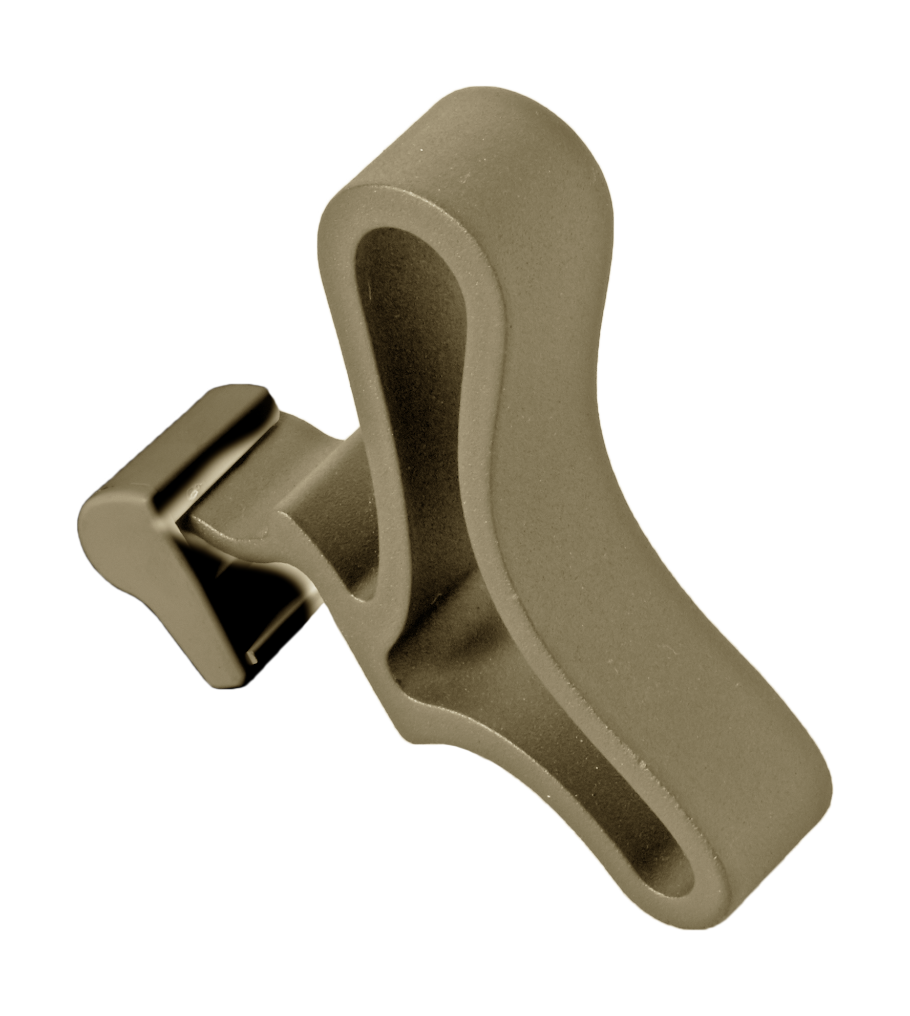 Patère courbe SAUTER pour sèche-serviettes à lames plates cappuccino - 4