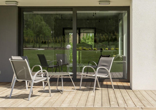 Baie coulis alu av volet fil.215x180 gris ext/blanc int Premium Rome dorm140