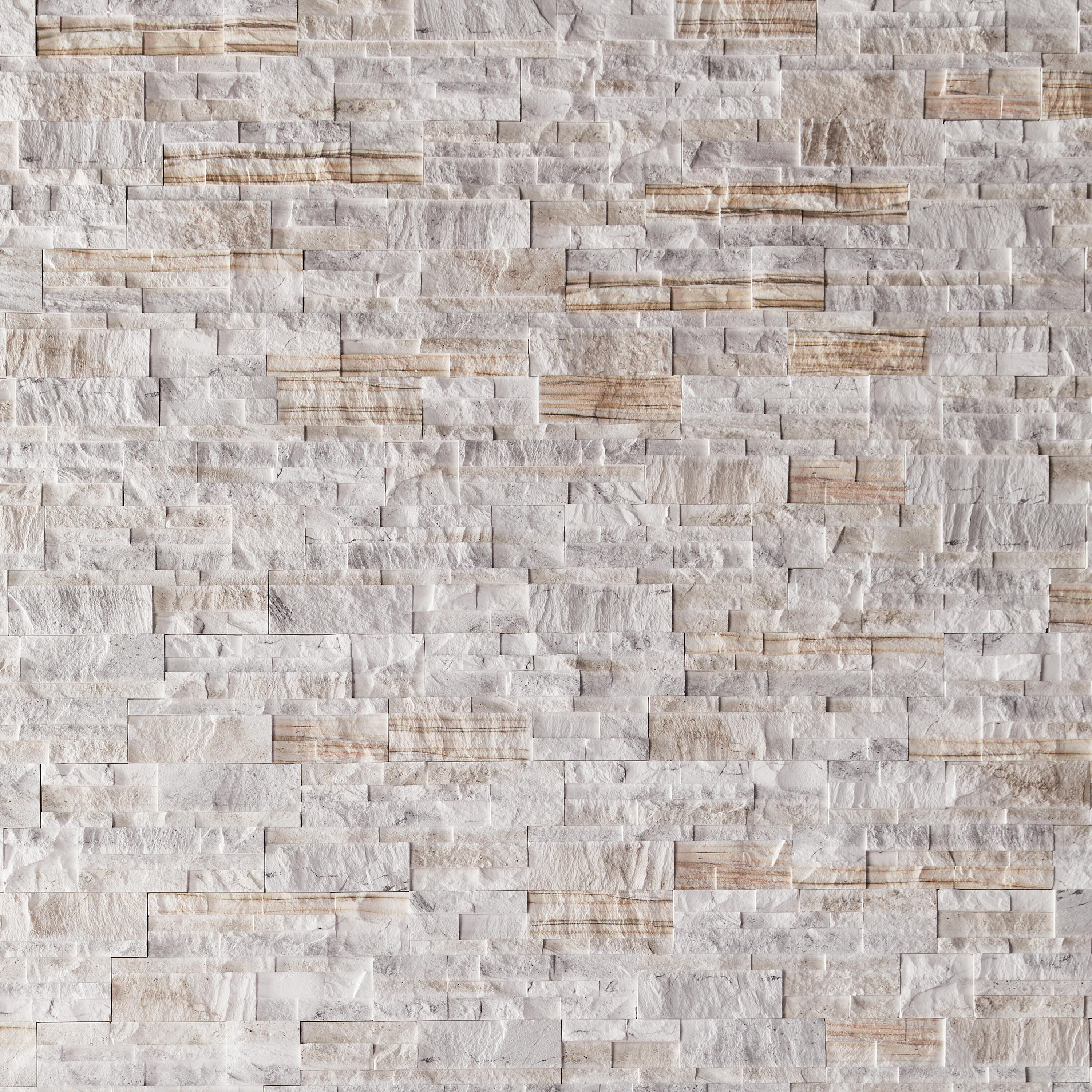 Plaquette de parement plâtre effet marbre Moonstone intérieur - 2