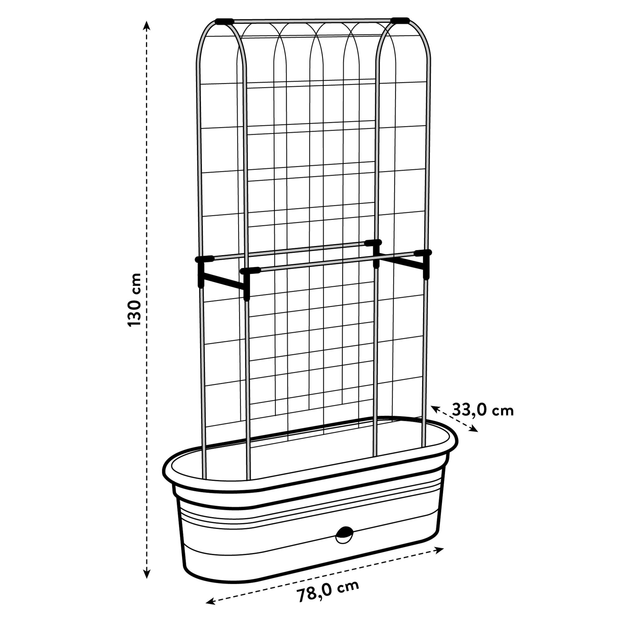 GREEN BASIC VEGGIE WALL 80 NOIR ELHO - 2