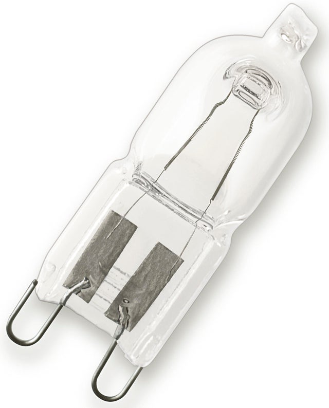 Ampoule halogène capsule G9 pour four, 490Lm = 40W, blanc chaud, OSRAM