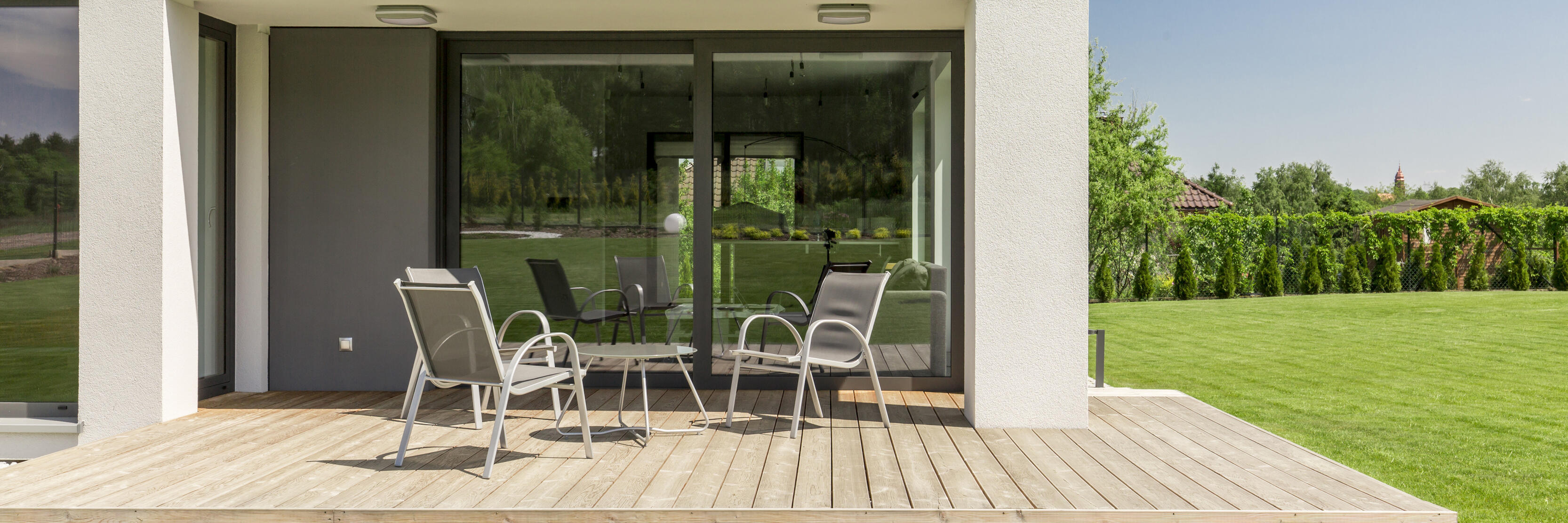 Baie coulis alu av volet fil.215x240 gris ext/blanc int Premium Rome dorm160 - 2