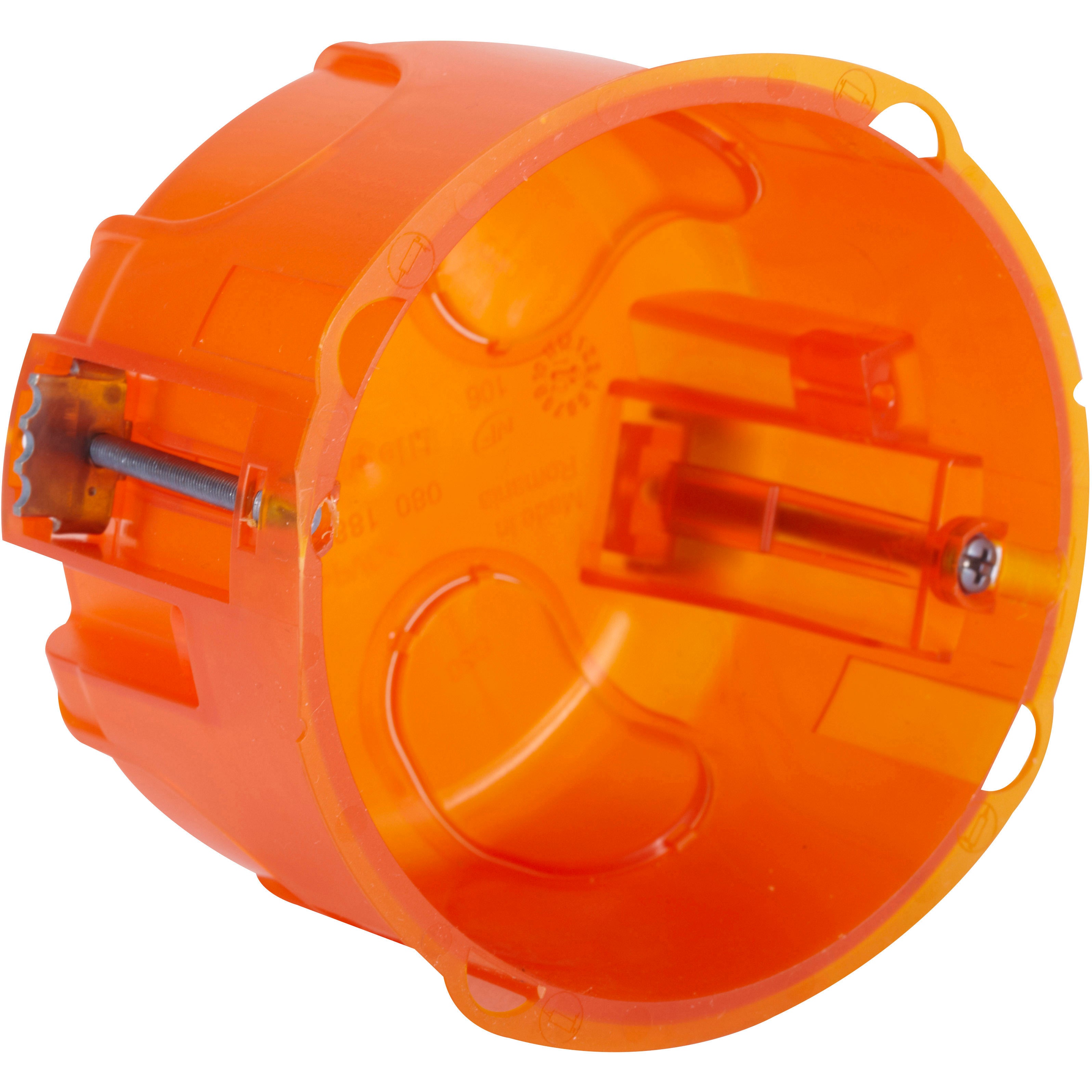 Prise de sol inox étanche IP44 avec clapet de protection + boite à encastrer - 6