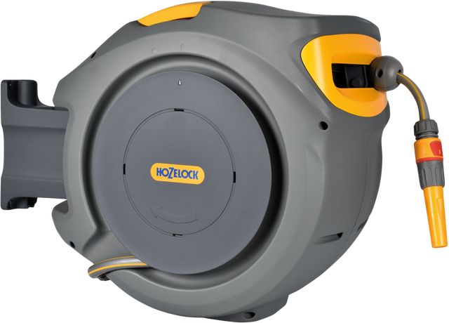 Enrollador de pared HOZELOCK en plástico con manguera de 20 m
