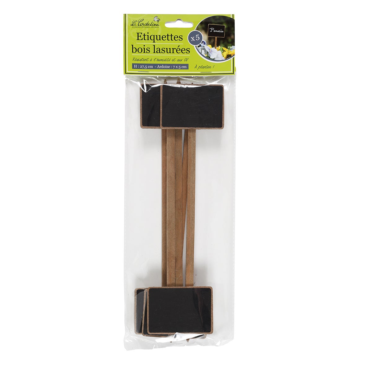 N/A étiquettes bois marron LA CORDELINE - 3