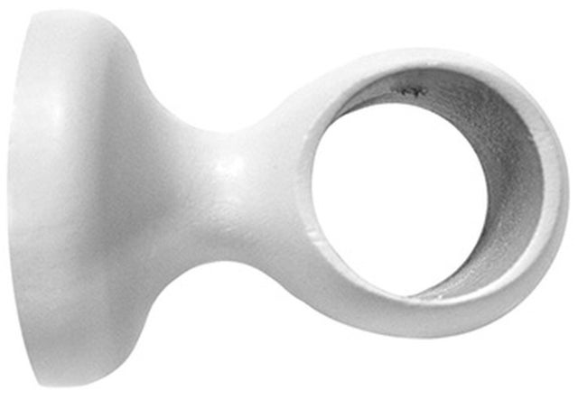 Support pour tringle à rideau Syst.d 28mm blanc peint INSPIRE