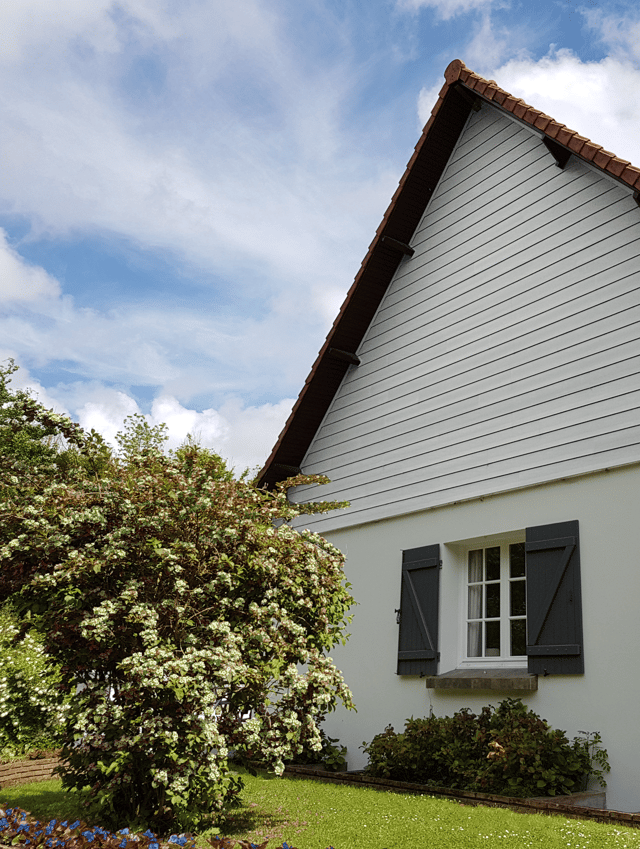 Clin pour bardage pvc blanc 9003 FREEFOAM Faza 2.4 m