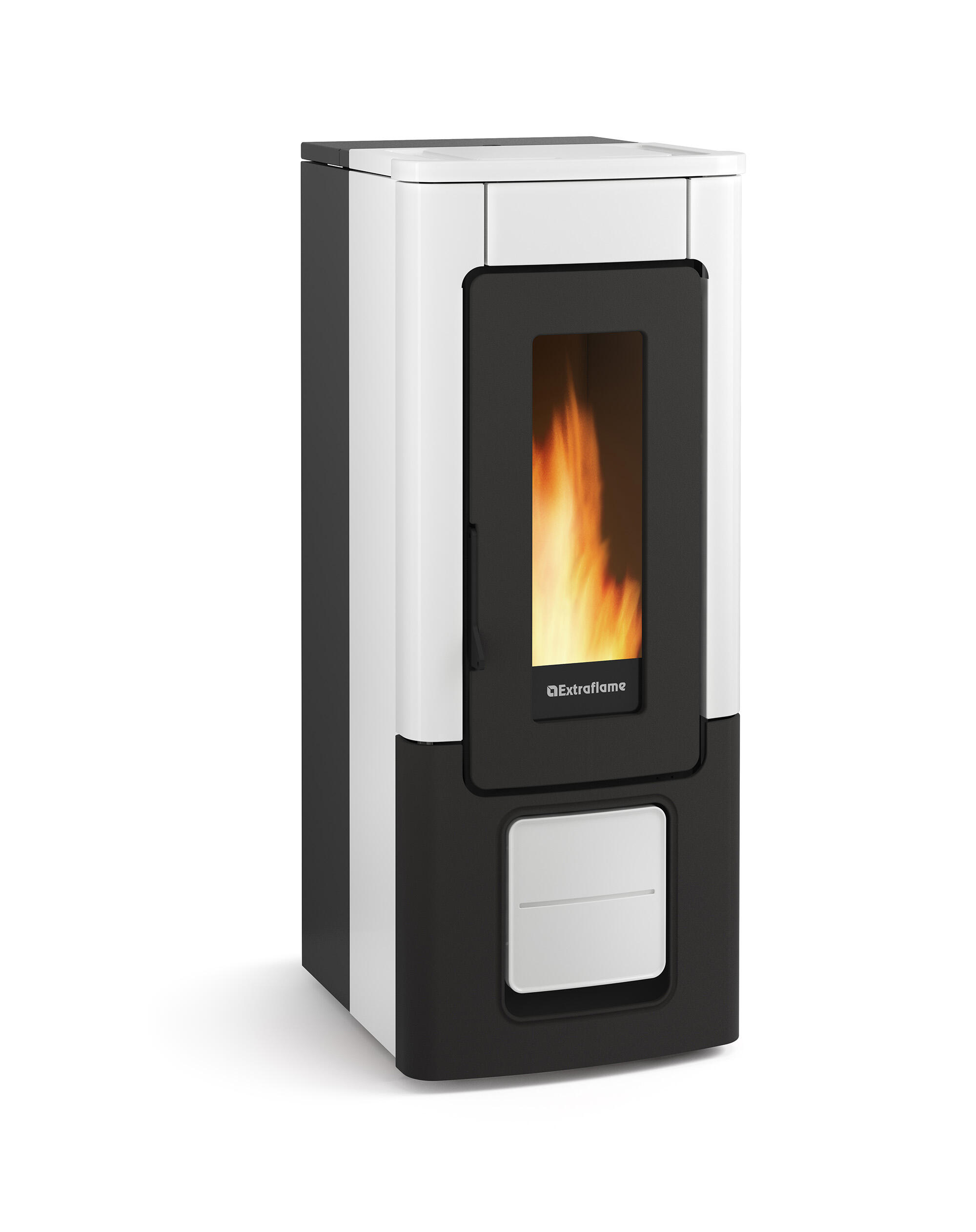 Poêle à granulés EXTRAFLAME Wendy blanc 10 kW - 2