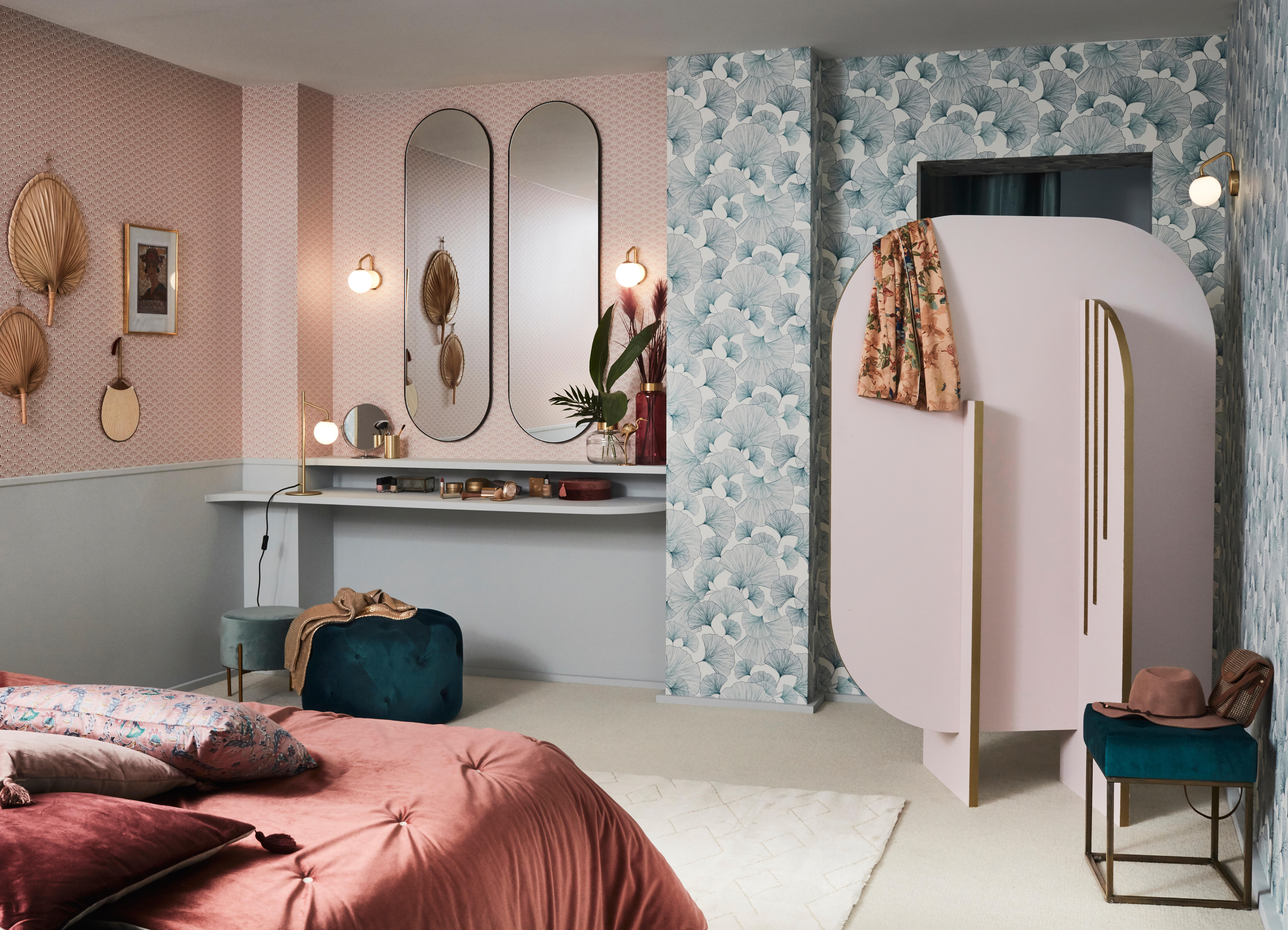 Cuscino Melisse rosa 40 x 40 cm - 7