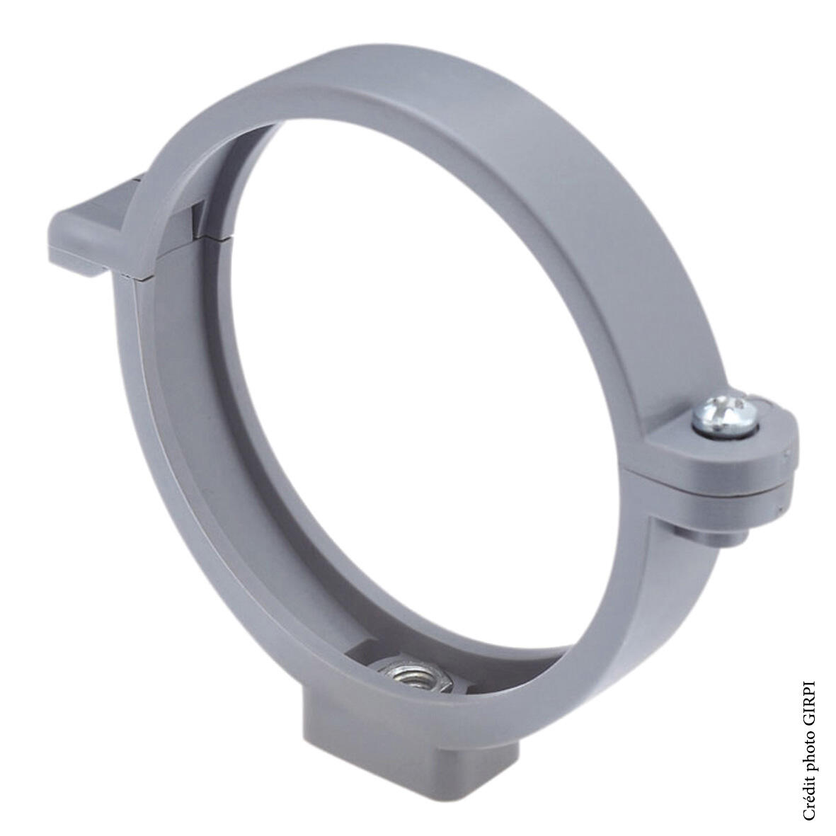 Collier insert à charnière, D80mm, PVC, gris | Leroy Merlin