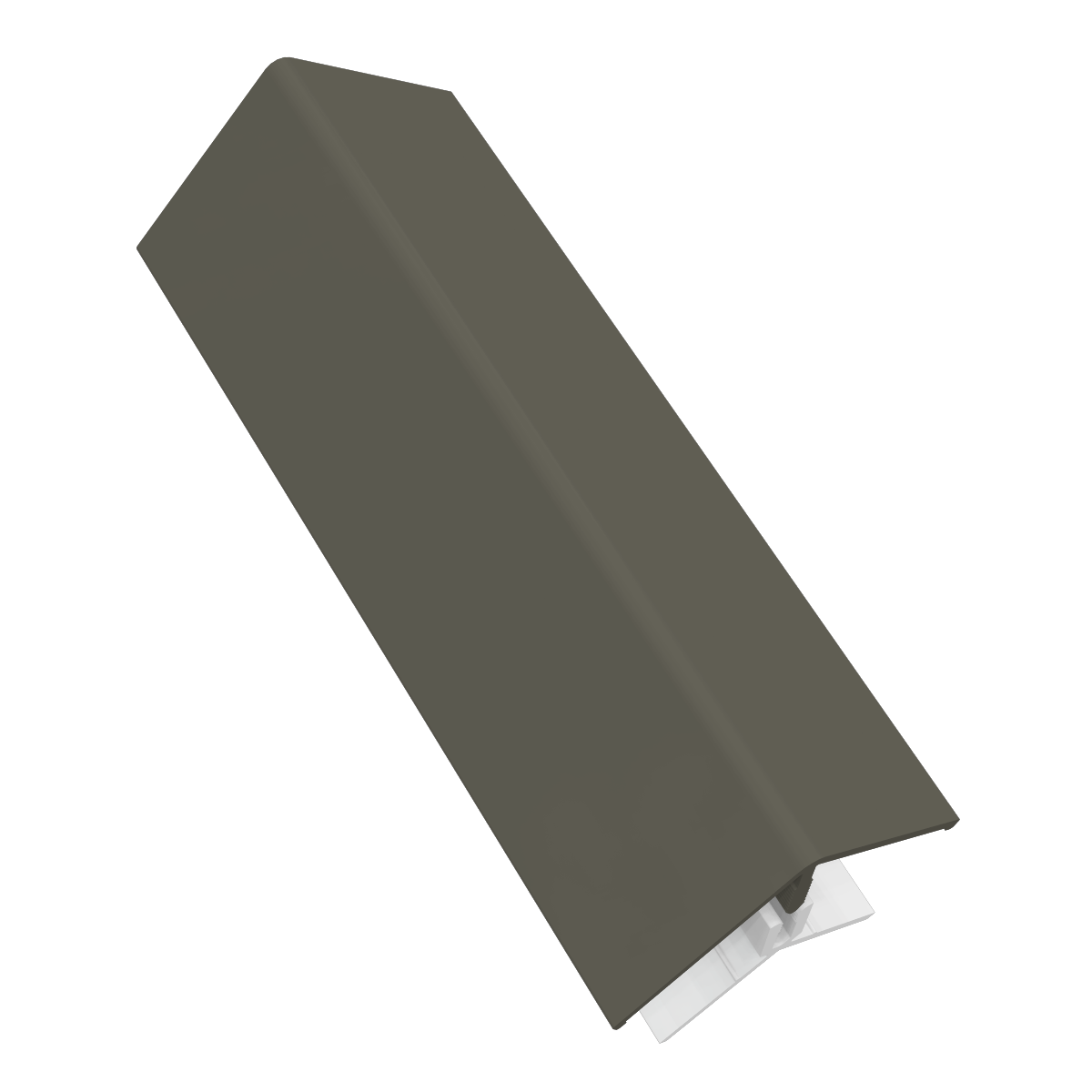 Coin extérieur pvc 45x45 FREEFOAM Faza/solid gris quartz, proche du ral 7039 3 m - 3