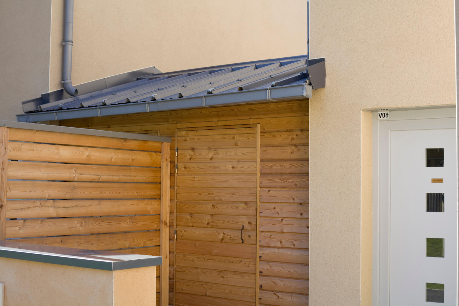 Tôle bac acier nervuré bleu anti-condensation, l.1.05 x L.3 m, H.45 mm, Ep.0.63  - 2