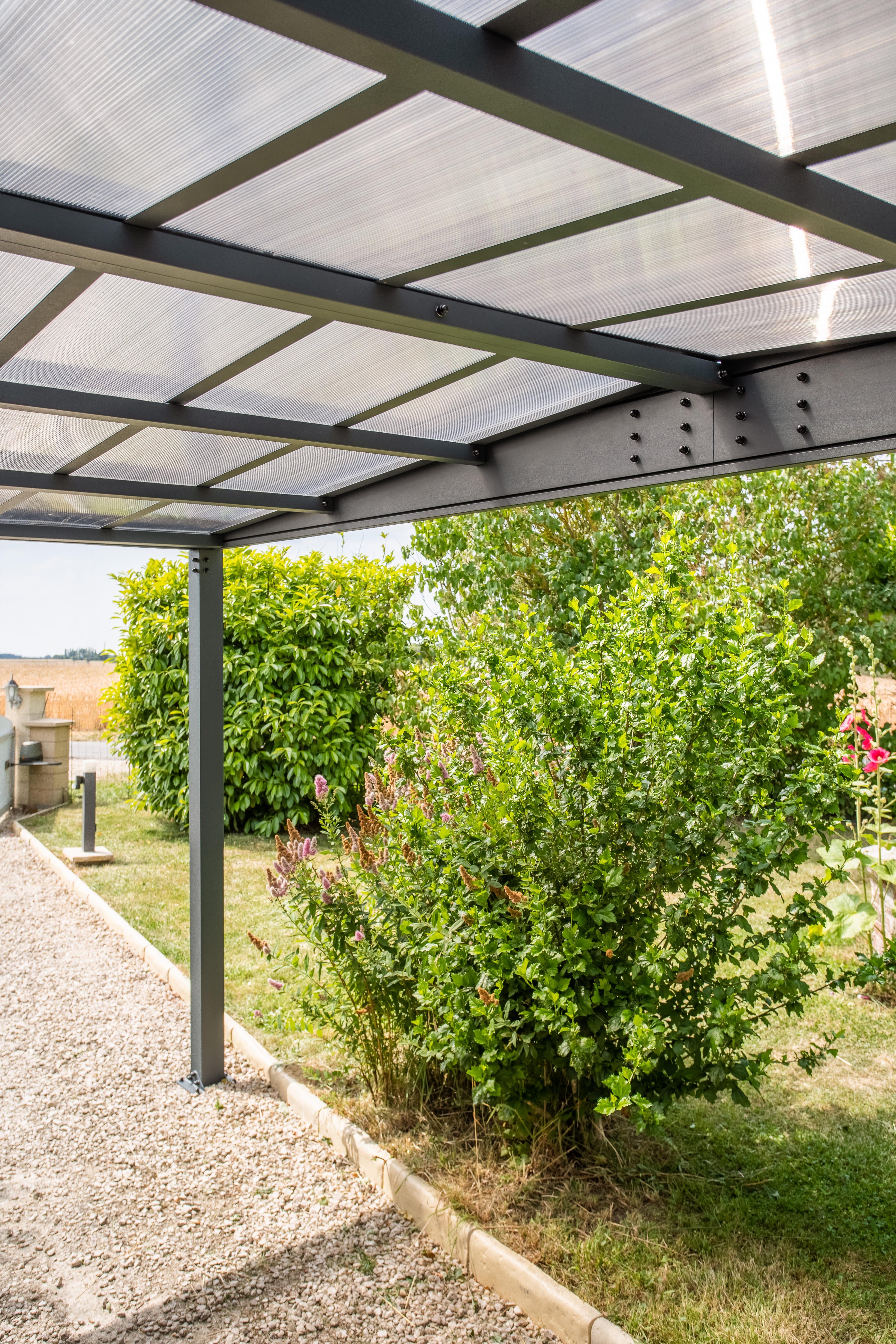 Carport aluminium TRIGANO 1 voiture, 15.65 m² - 11