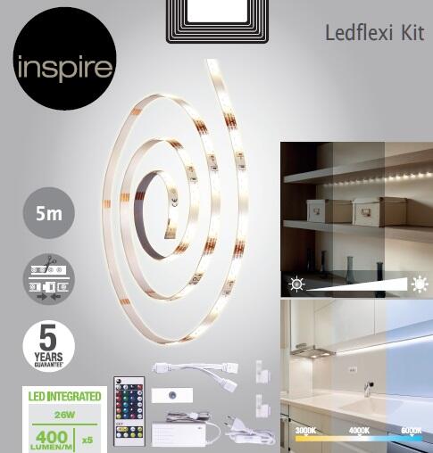 Kit ruban LED 5m, changements de blancs, 400 lumens Ledflexi INSPIRE - 6