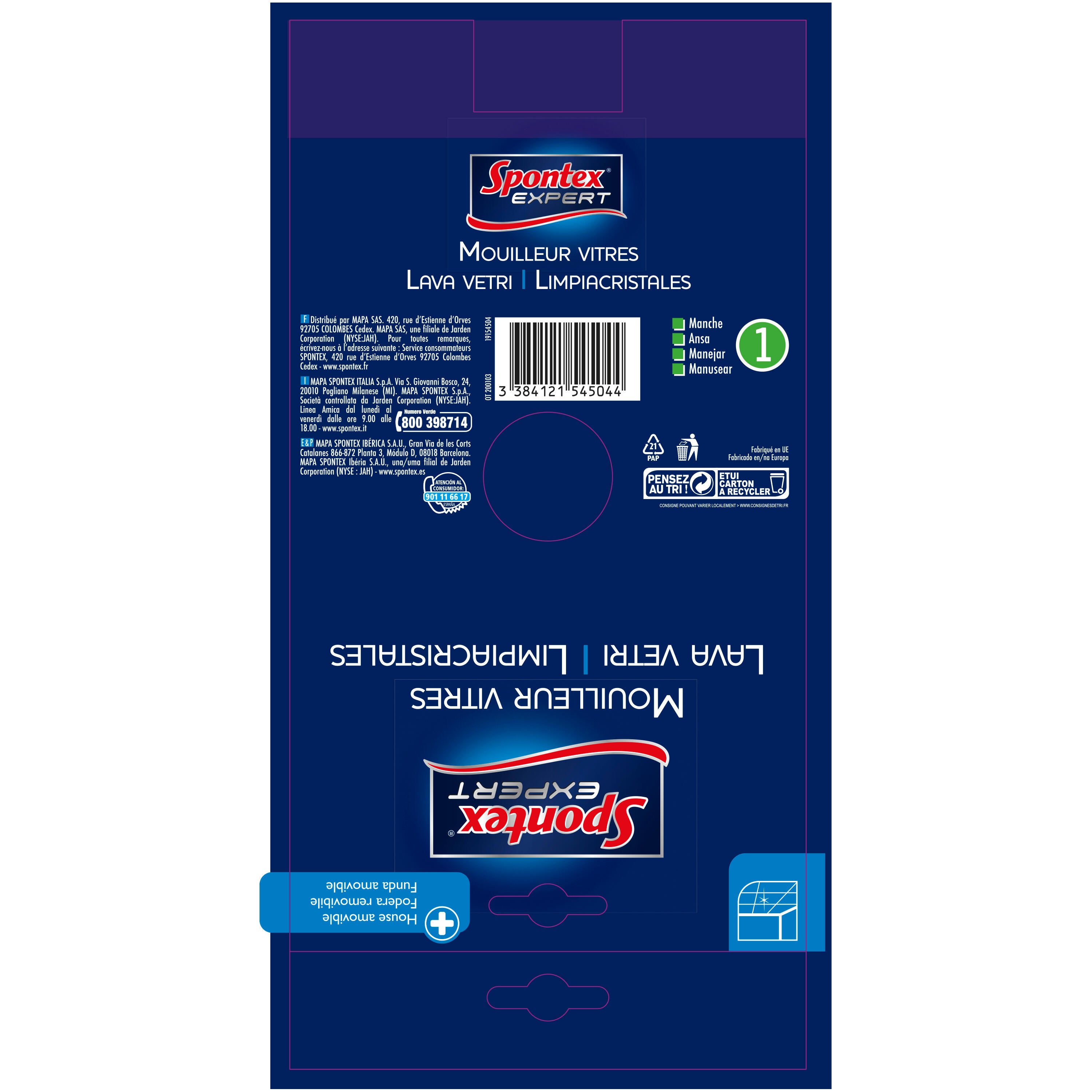 Nettoyeur de vitre SPONTEX EXPERT Mouilleur - 4