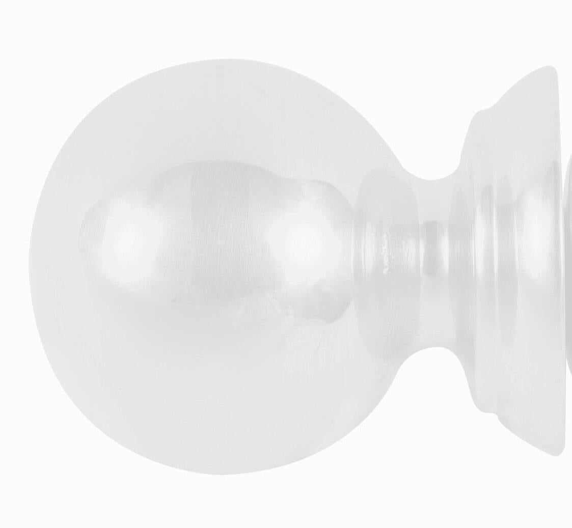 Lot de 2 embouts pour barre à rideau , Diam.16 mm blanc Penderie ...