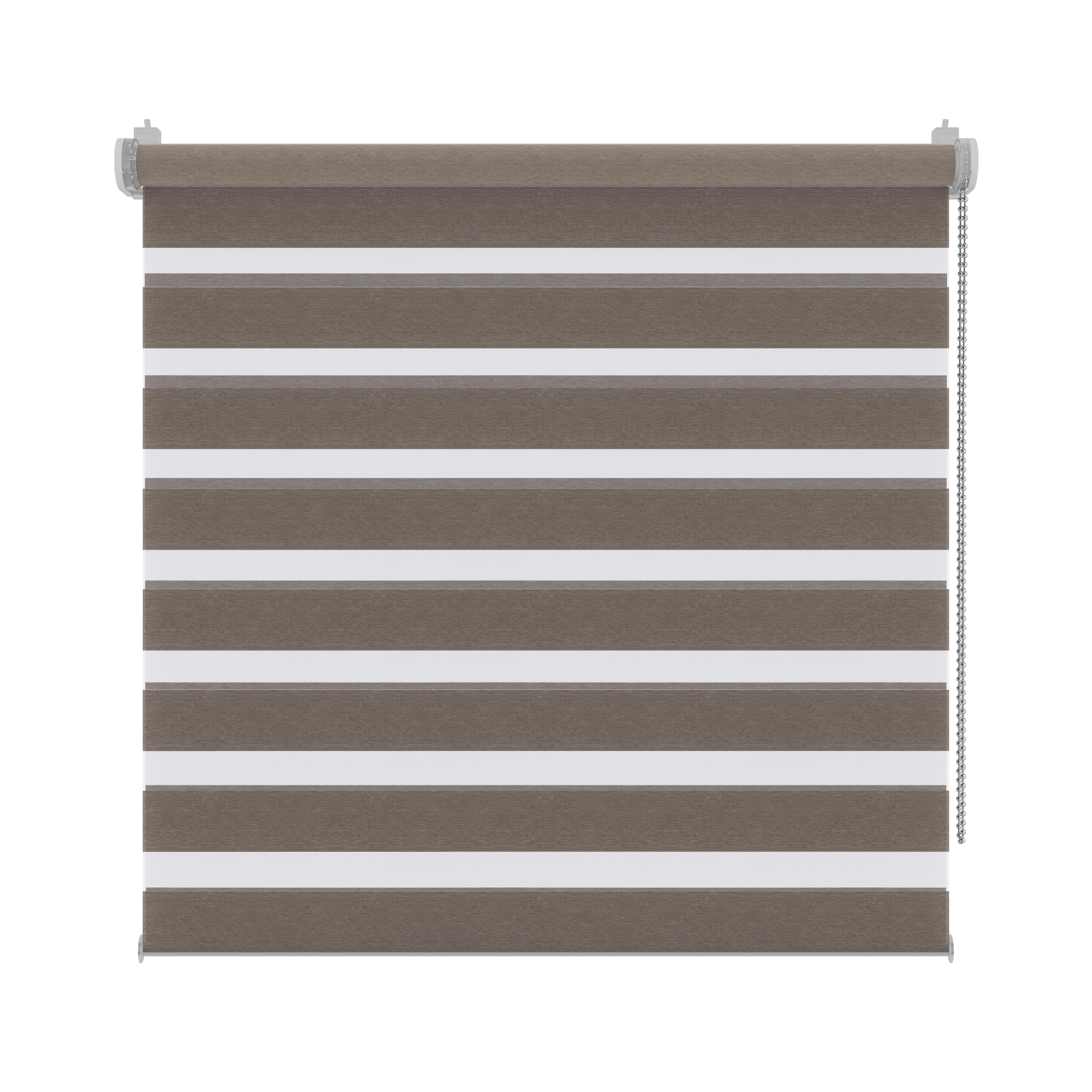 Store enrouleur jour/nuit Authentic taupe, l.55 x H.160 cm, DECOSOL DELUXE - 2