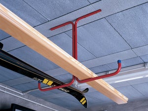 HOME COMPOSER Crochets de rangement robustes pour garage - 20 cm - Fixation  murale - Avec protection EVA - Noir - Pour échelles, chaises et vélos :  : Bricolage
