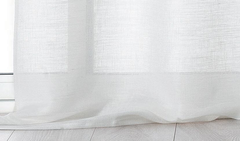 Rideau tamisant, Jute blanc l.150 x H.240 cm - 3