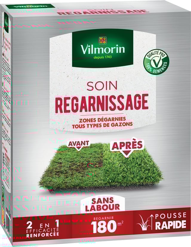 Soin regarnissage 2 en 1 VILMORIN, 180 m²
