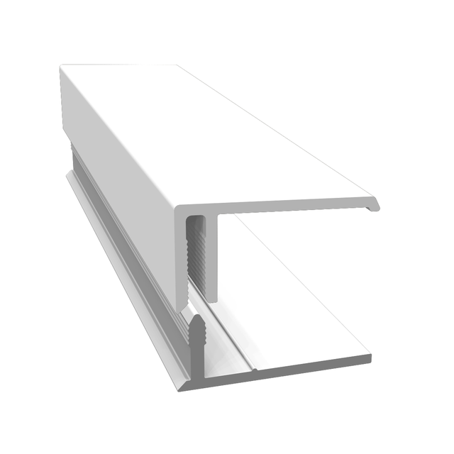 Profil de finition pvc 40x15 FREEFOAM Faza / solid blanc proche du ral 9003 3 m