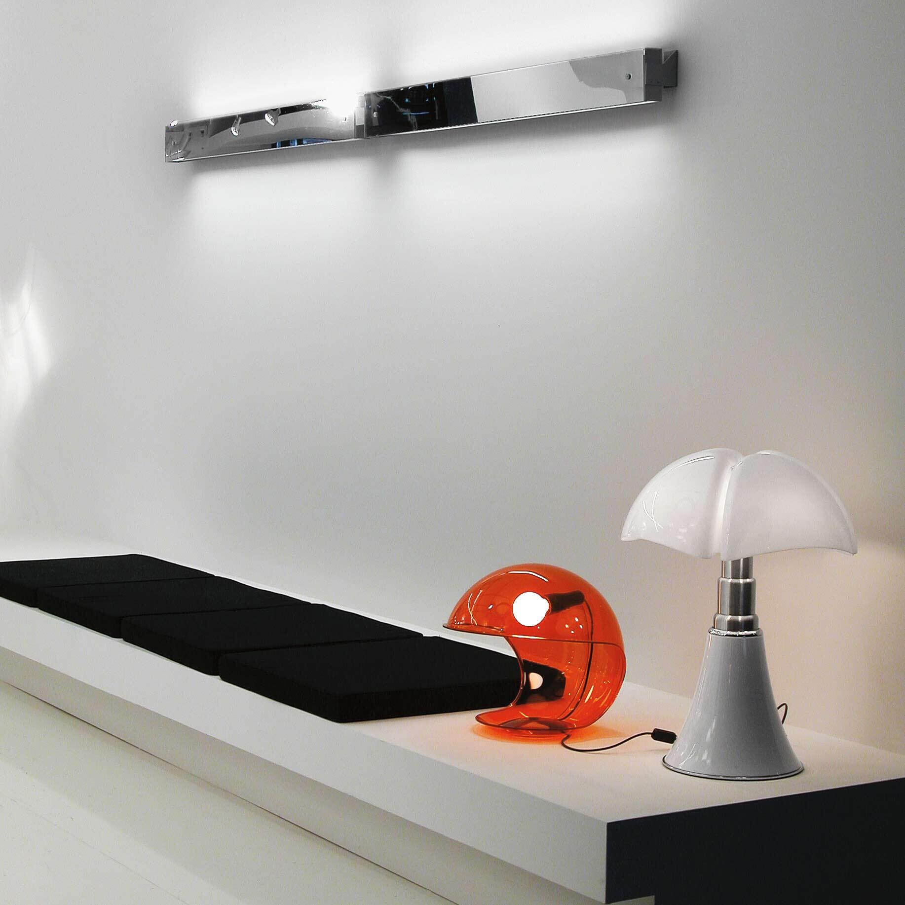 Lampe design Pipistrello blanc, ampoule LED integrée dimmable, H.50-62cm - 3