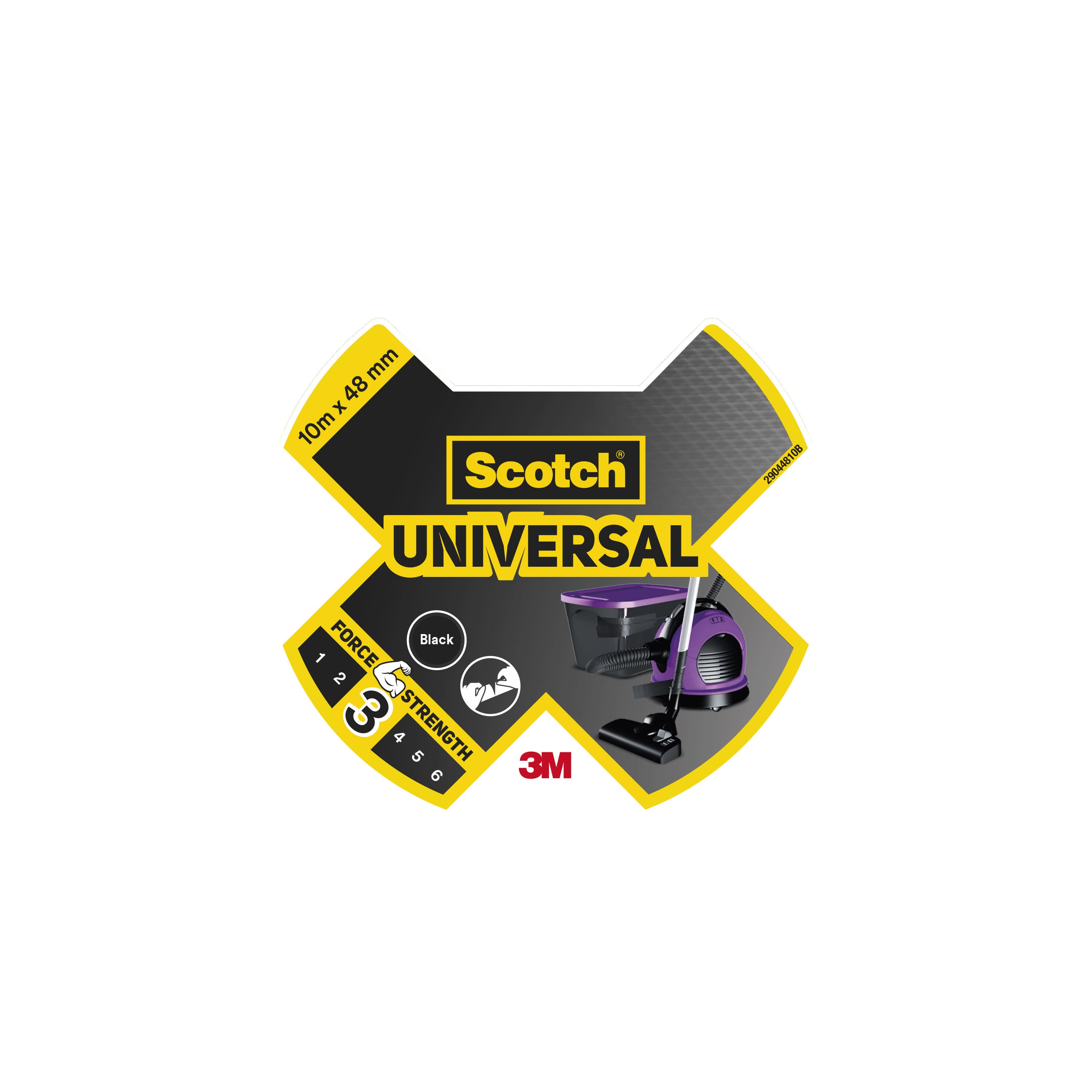 Adhésif de réparation Universal SCOTCH L.10 m x l.48 mm noir - 2