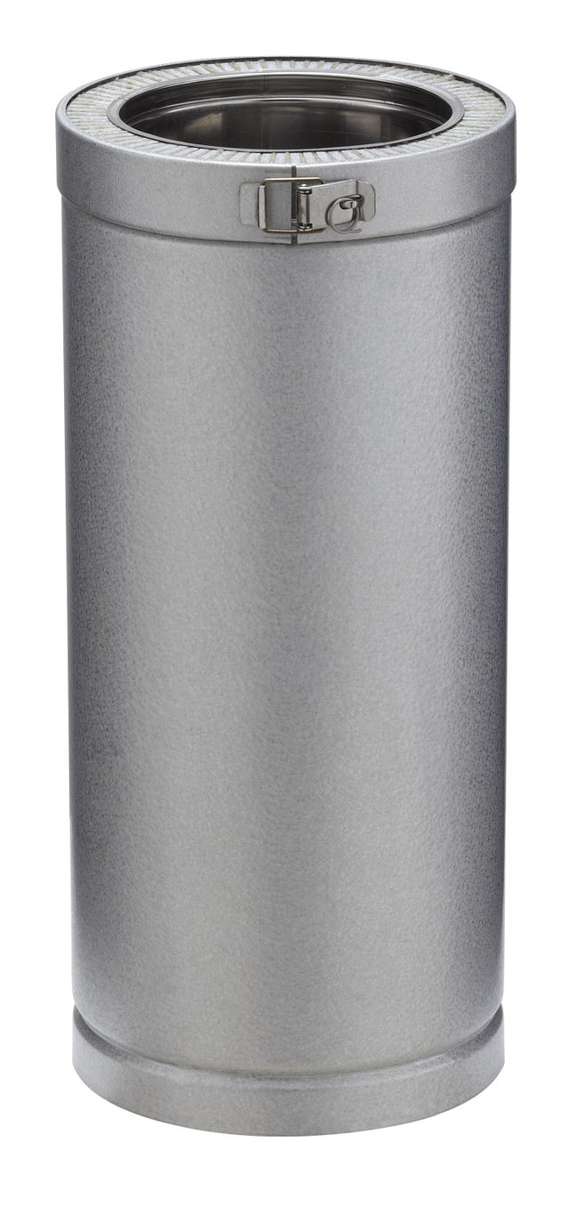 Tuyau pour conduit double paroi POUJOULAT, D150 mm 0.45 m Ep.30 mm